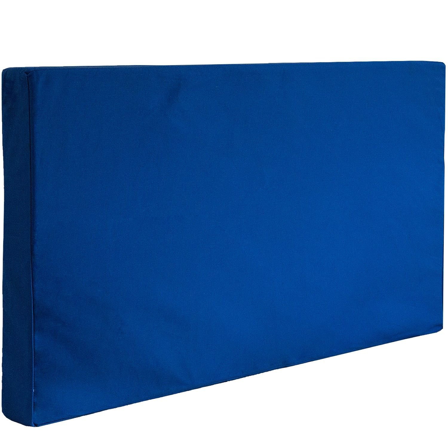 Seat cushion Set of 2 Seat pad Cushion Cushion mat Cot blue 86x53 cm Seat cushion Set of 2 Seat pad Cushion Cushion mat Cot blue 86x53 cm