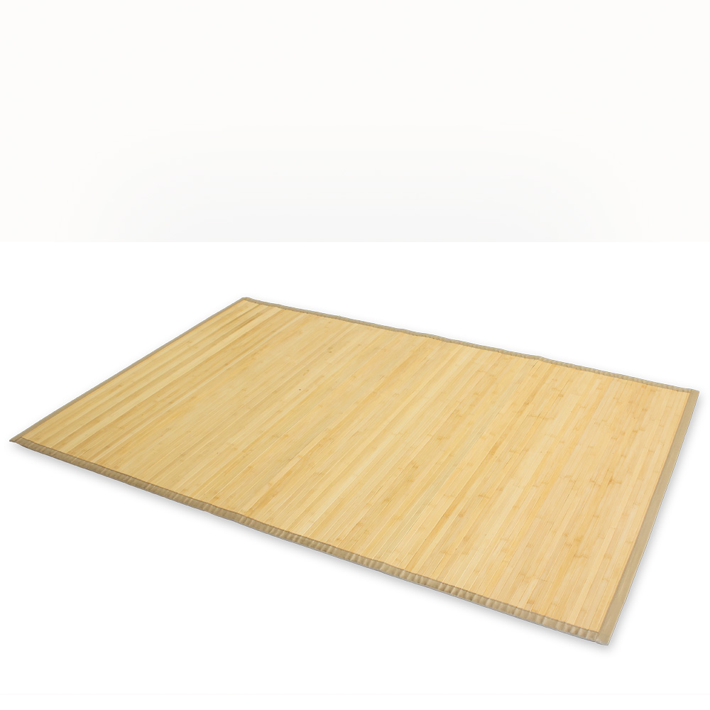 Bamboo carpet Rug 200x200 in light