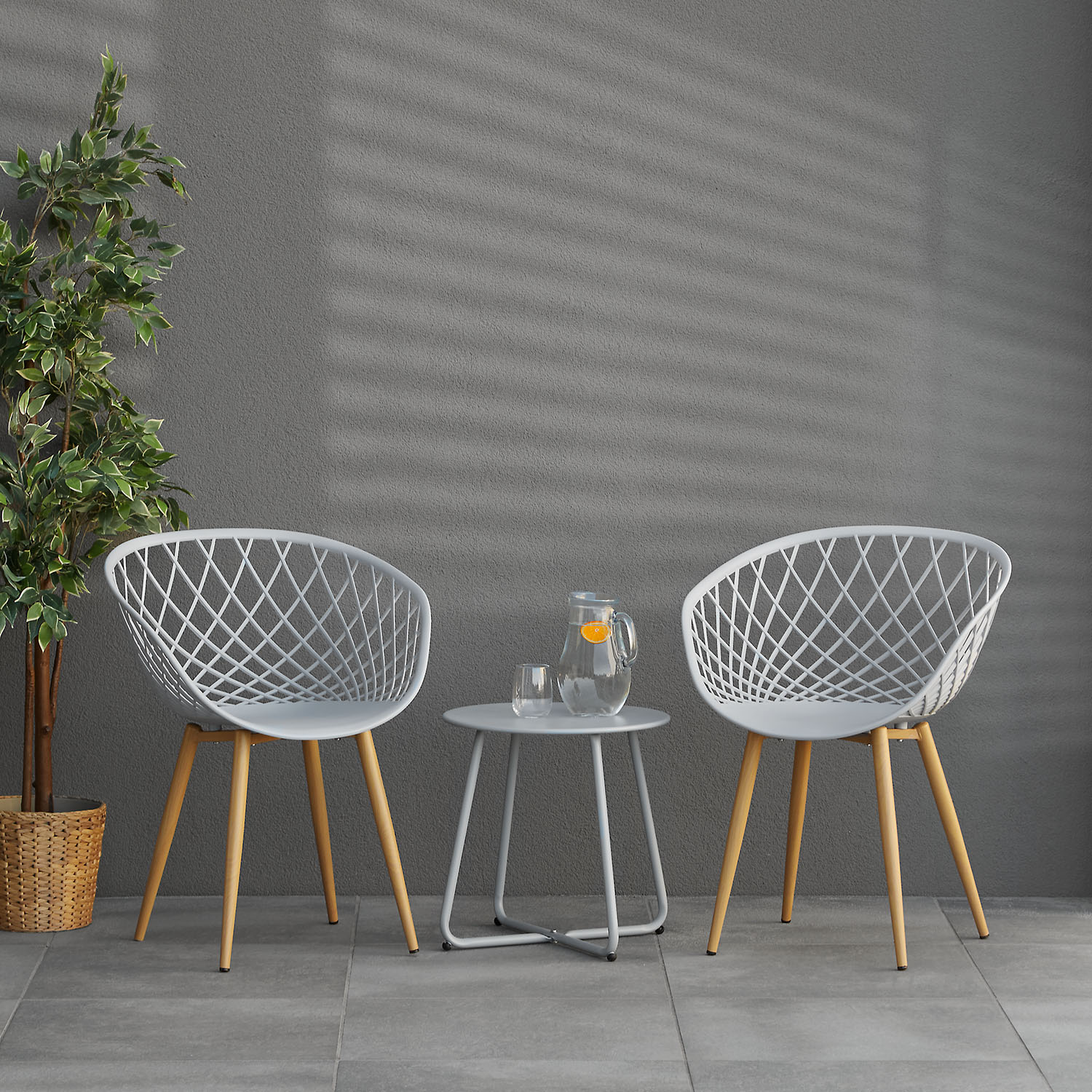 Set of 2 Garden chair with armrests Camping chairs Grey Garden armchairs Outdoor chairs Plastic Egg chair Indoor chairs Kitchen chairs Set of 6 Garden chair with armrests Camping chairs Grey Garden armchairs Outdoor chairs Plastic Egg chair Indoor chairs Kitchen chairs