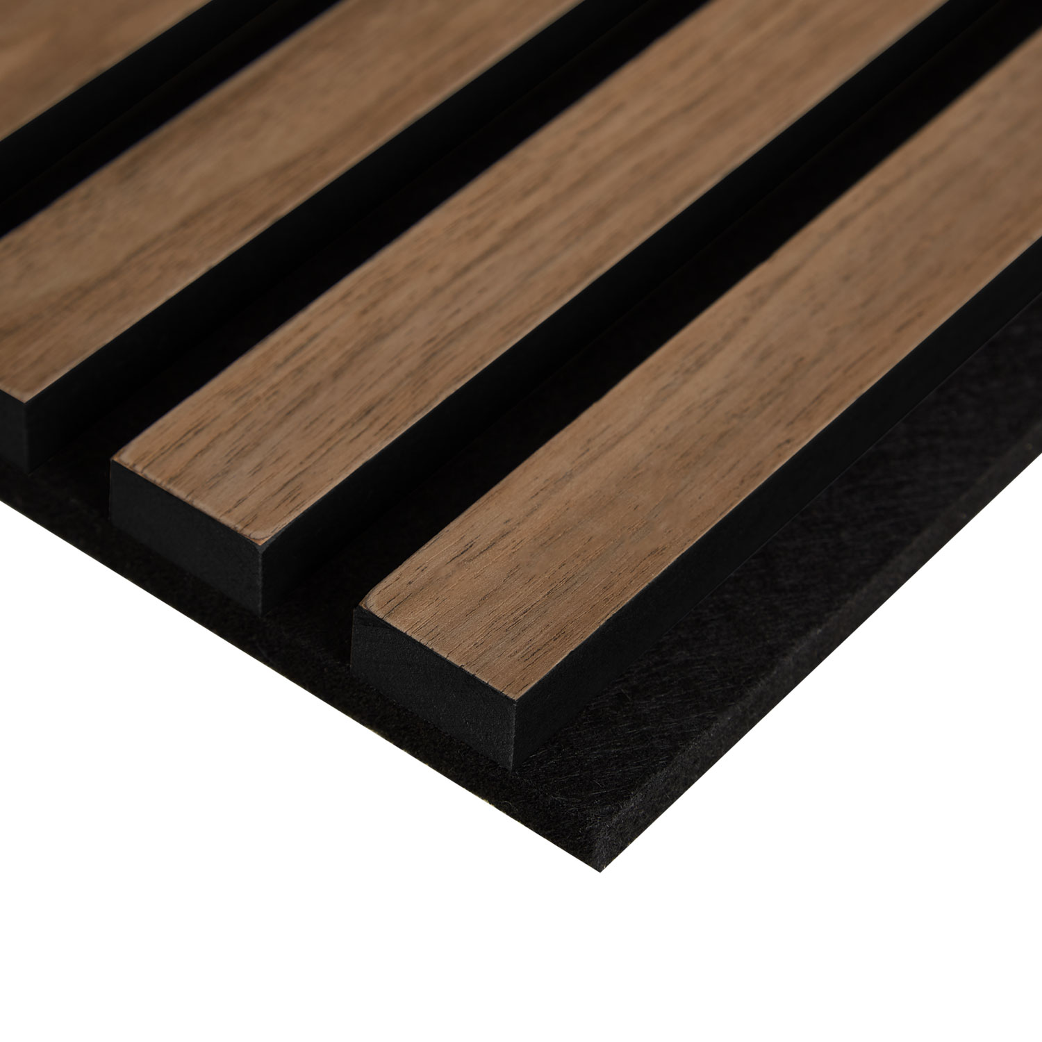 Panneaux acoustiques Muraux 60 x 120 cm Noyer Brun | Bois | 1 pièce | Lattes 3D