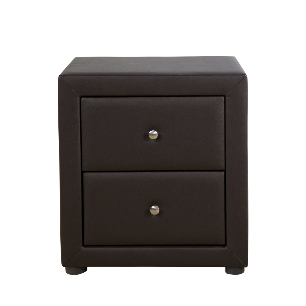 Bedside night table bedroom brown night dresser side table