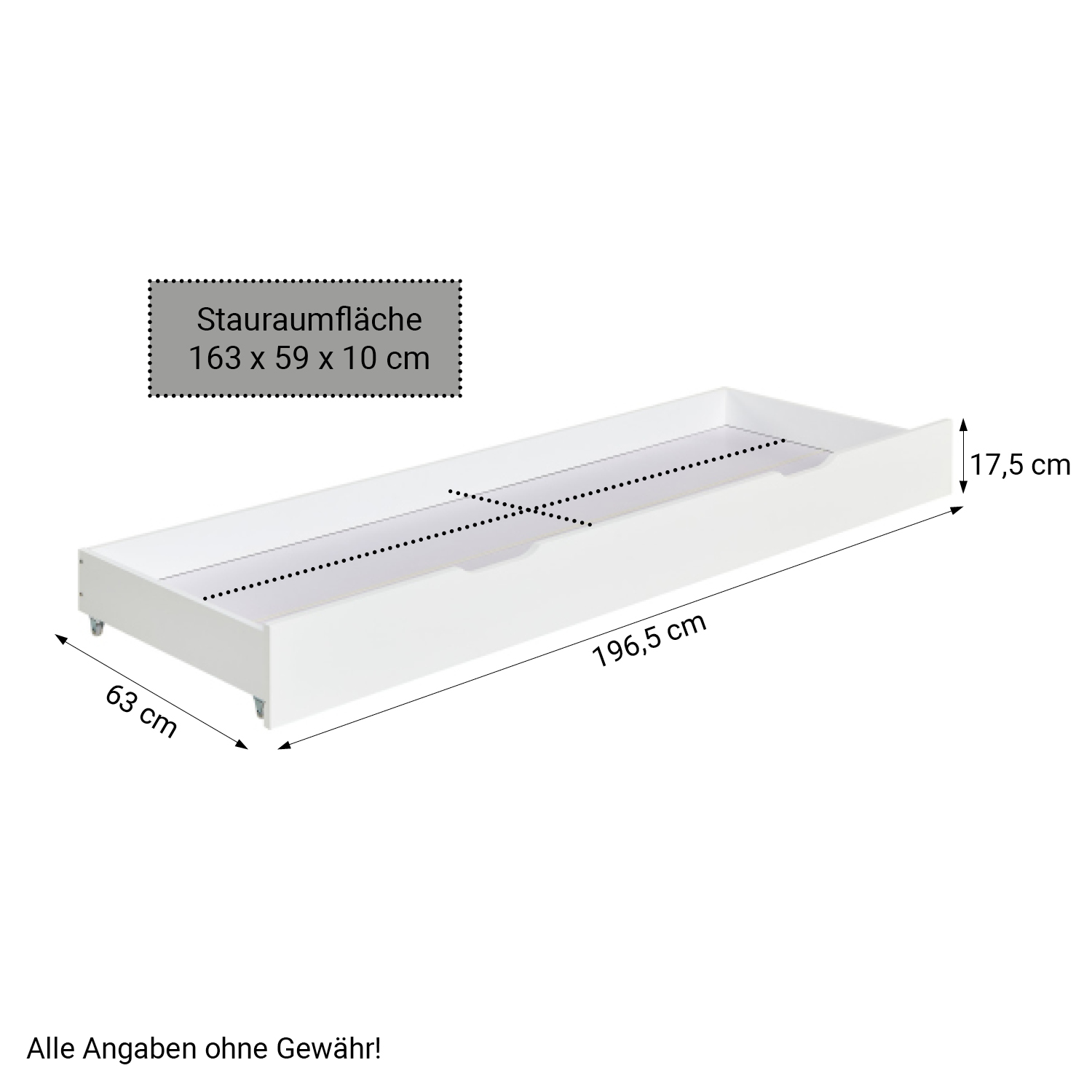 Bunk Bed 3 Levels 90x200 cm White | Ladders White | with Slatted Frame | with Bed Drawer