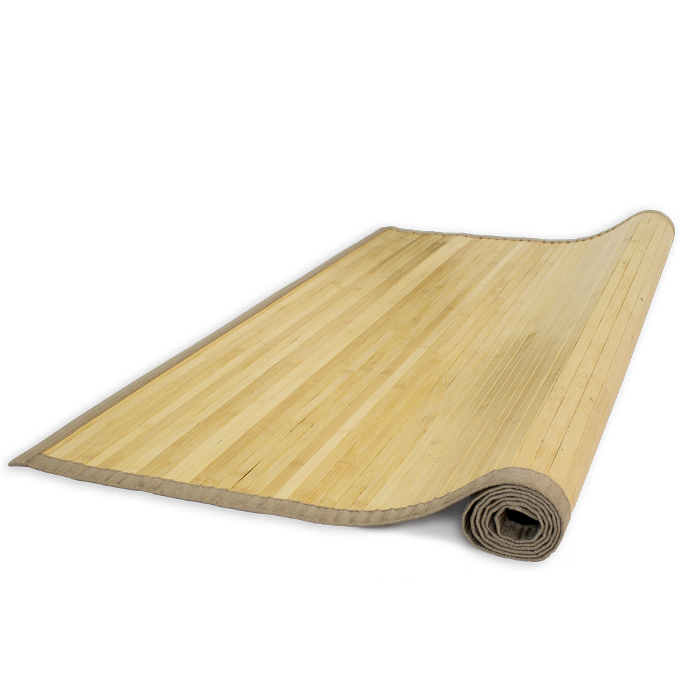 Bamboo carpet Rug 180 x270 in light