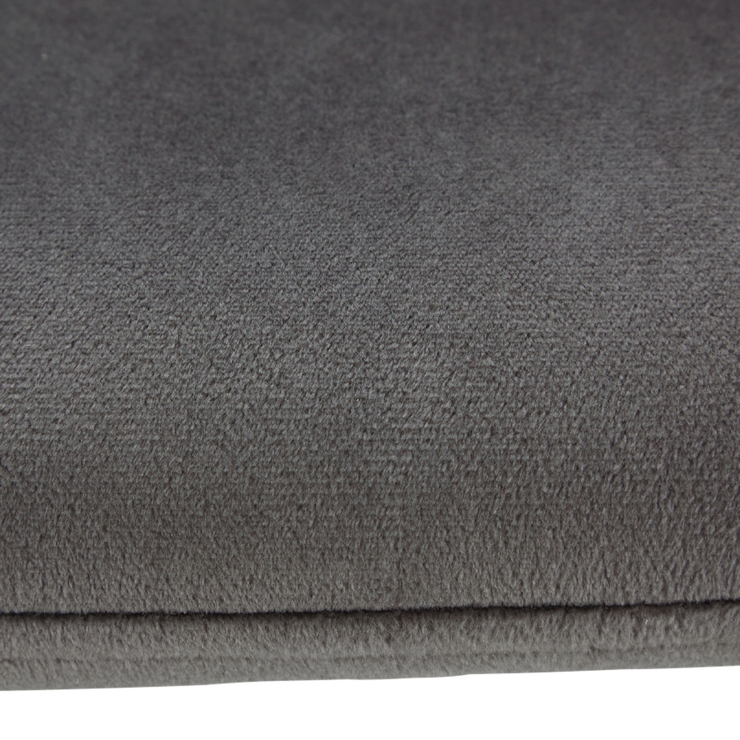 Upholstered Chair Velvet Grey | Set of 2 | without Armrests | Kitchen Dining Room Office