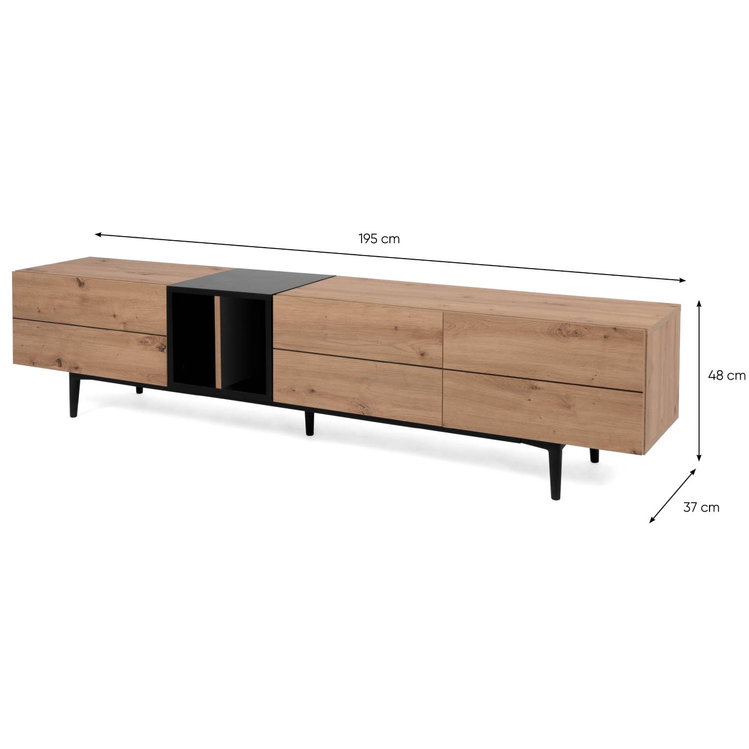 Meuble TV Armoire TV Table pour TV Table Basse Bois Rangement Meuble de Salon