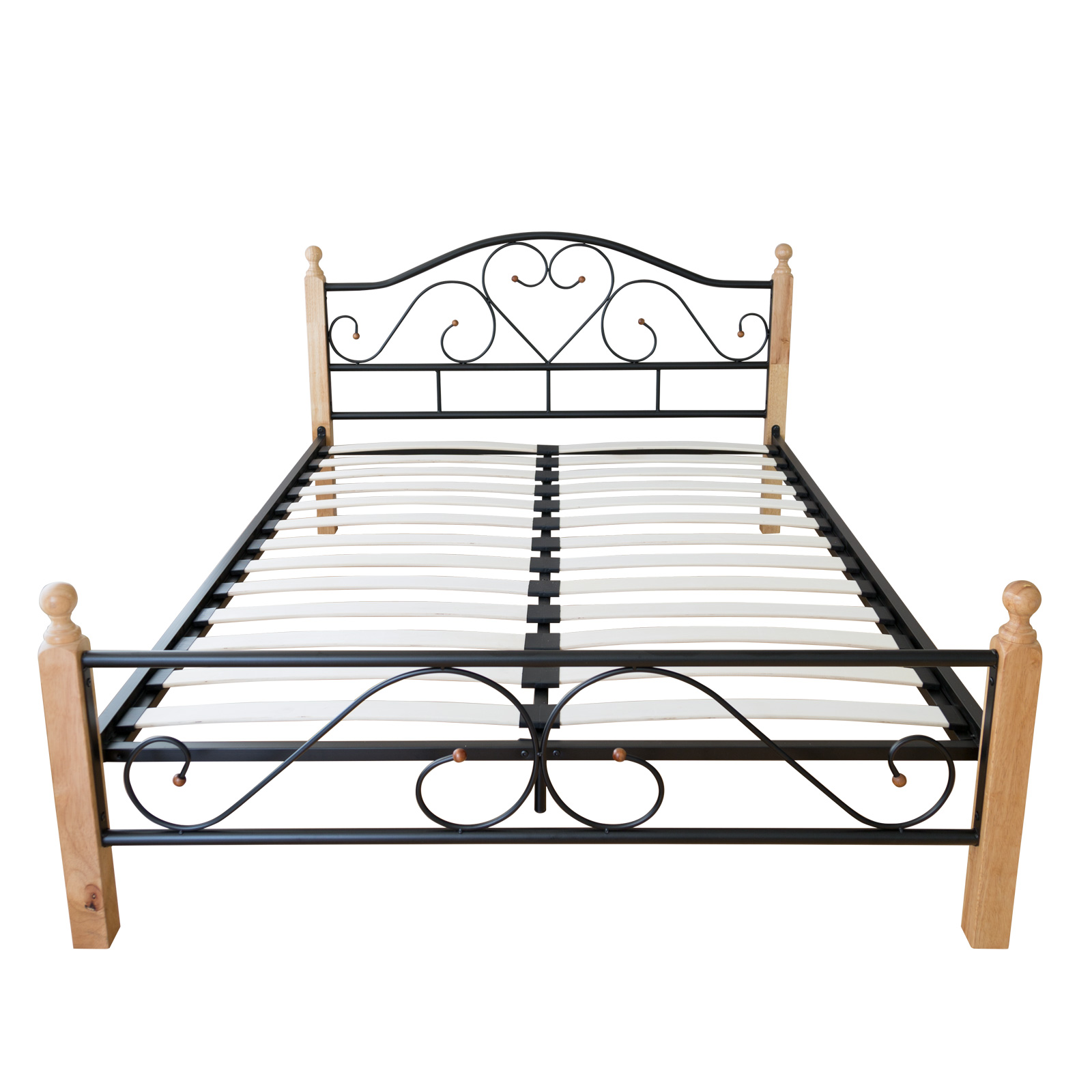 Metal bed 180 x 200 Bed frame Double bed black