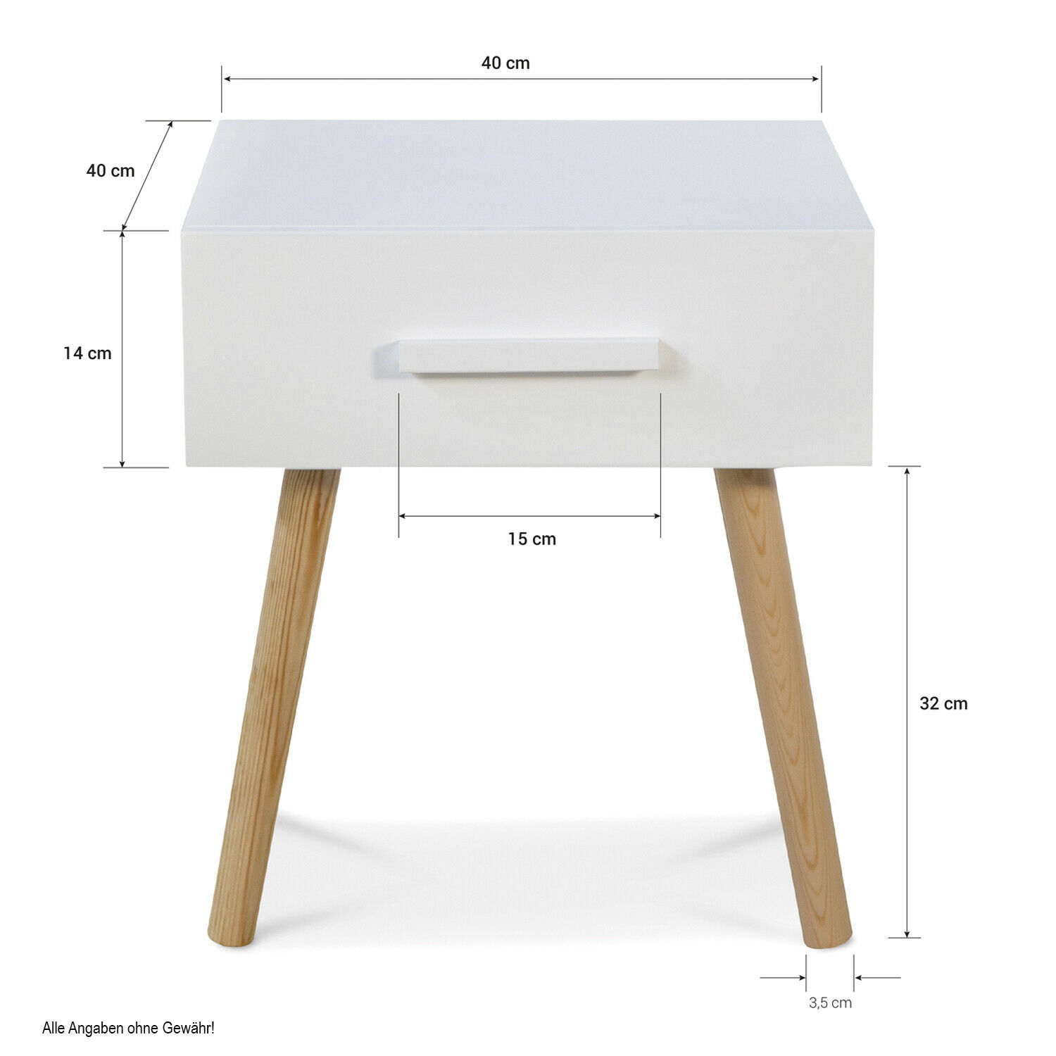 Bedside Table Nightstand White Bedroom Night Table Cupboard Pine Wood Drawer Bedside Table Nightstand White Bedroom Night Table Cupboard Pine Wood Drawer