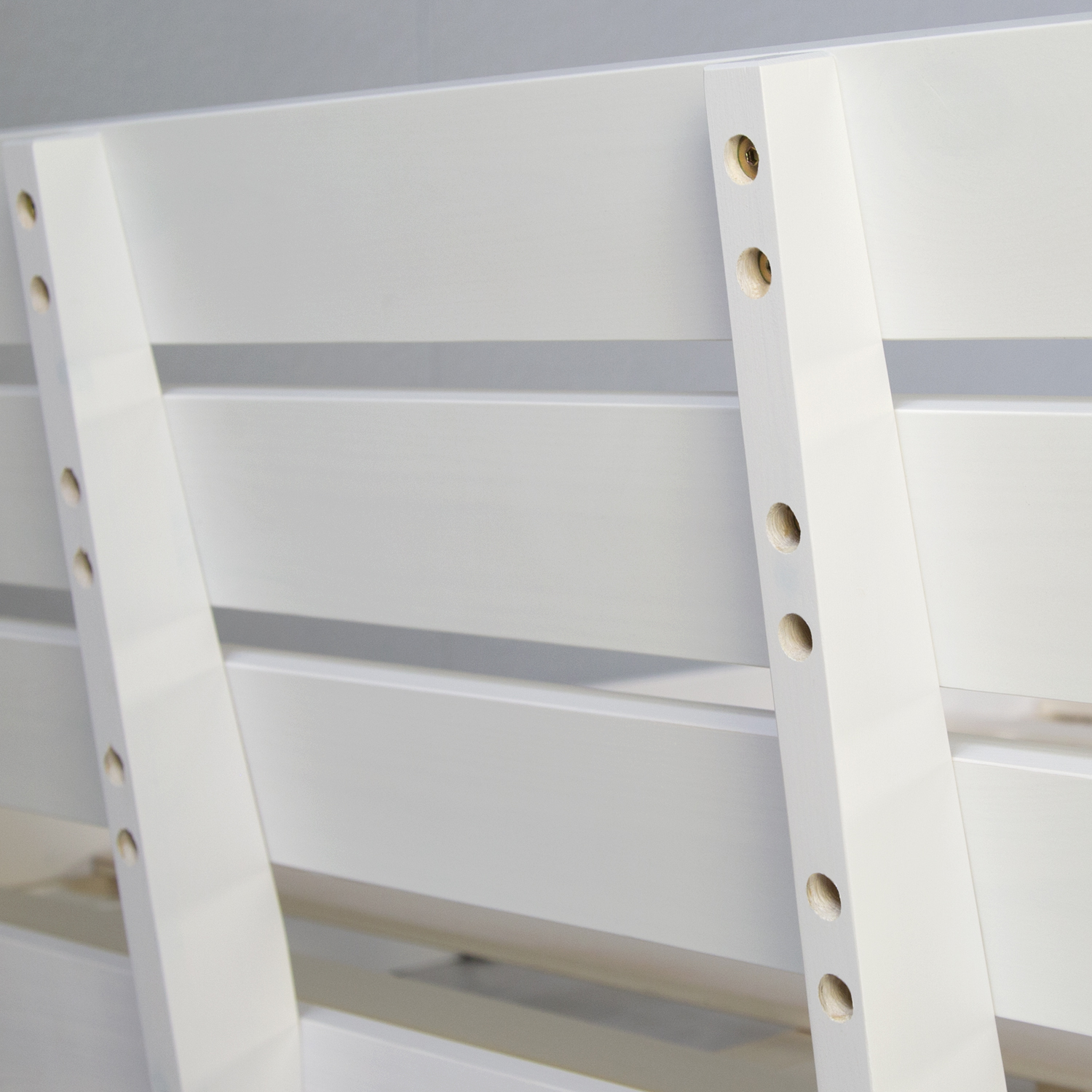 Double Bed with Mattress and Slatted Frame 140x200 Bed White Solid Pine Bedstead Wooden Bed Futon Bed
