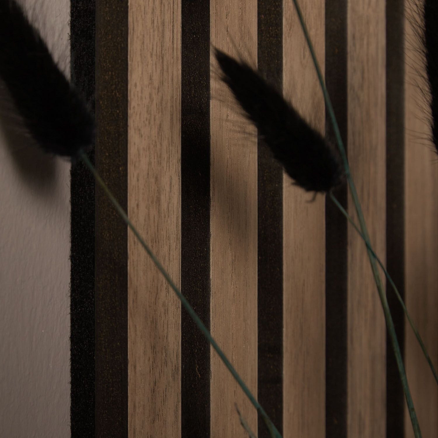 Acoustic Panels Wall Panels 60 x 60 cm Brown Walnut | Wood | 4-piece Set | 3D Strips Acoustic Panels Wall Panels 60 x 60 cm Brown Walnut | Wood | 4-piece Set | 3D Strips