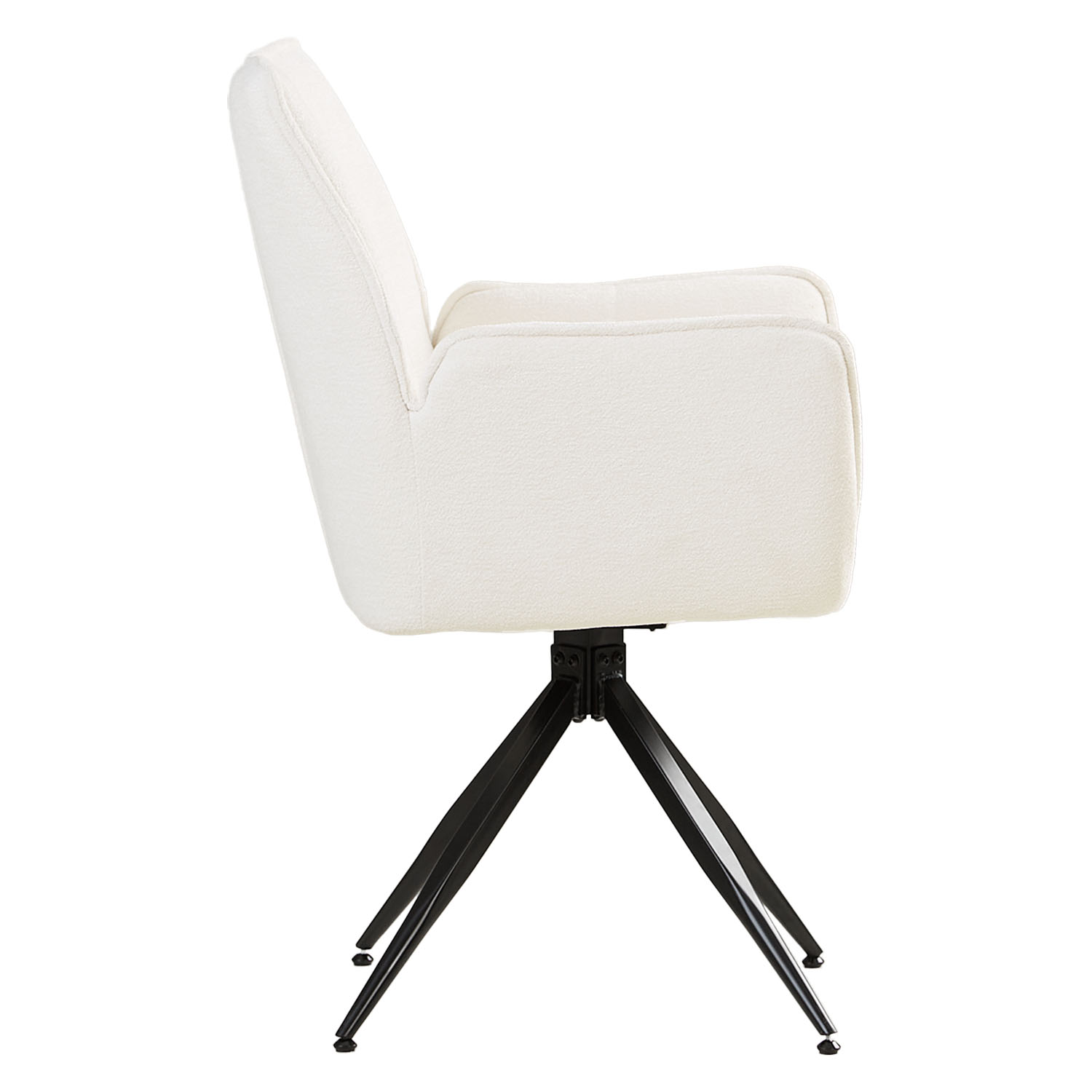 Dining Chair Set of 1, 2, 4 or 6 Modern Egg Chairs Chenille Yarn White Armchairs Dining Room Chairs Upholstered Chairs Eames Chairs