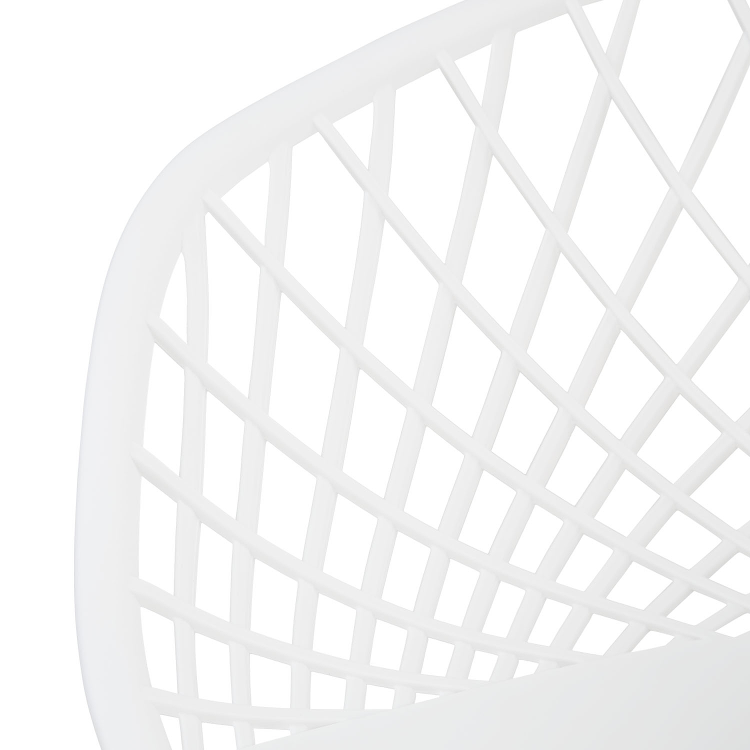 Set of 6 Garden chair with armrests Camping chairs White Garden armchairs Outdoor chairs Plastic Egg chair Indoor chairs Kitchen chairs