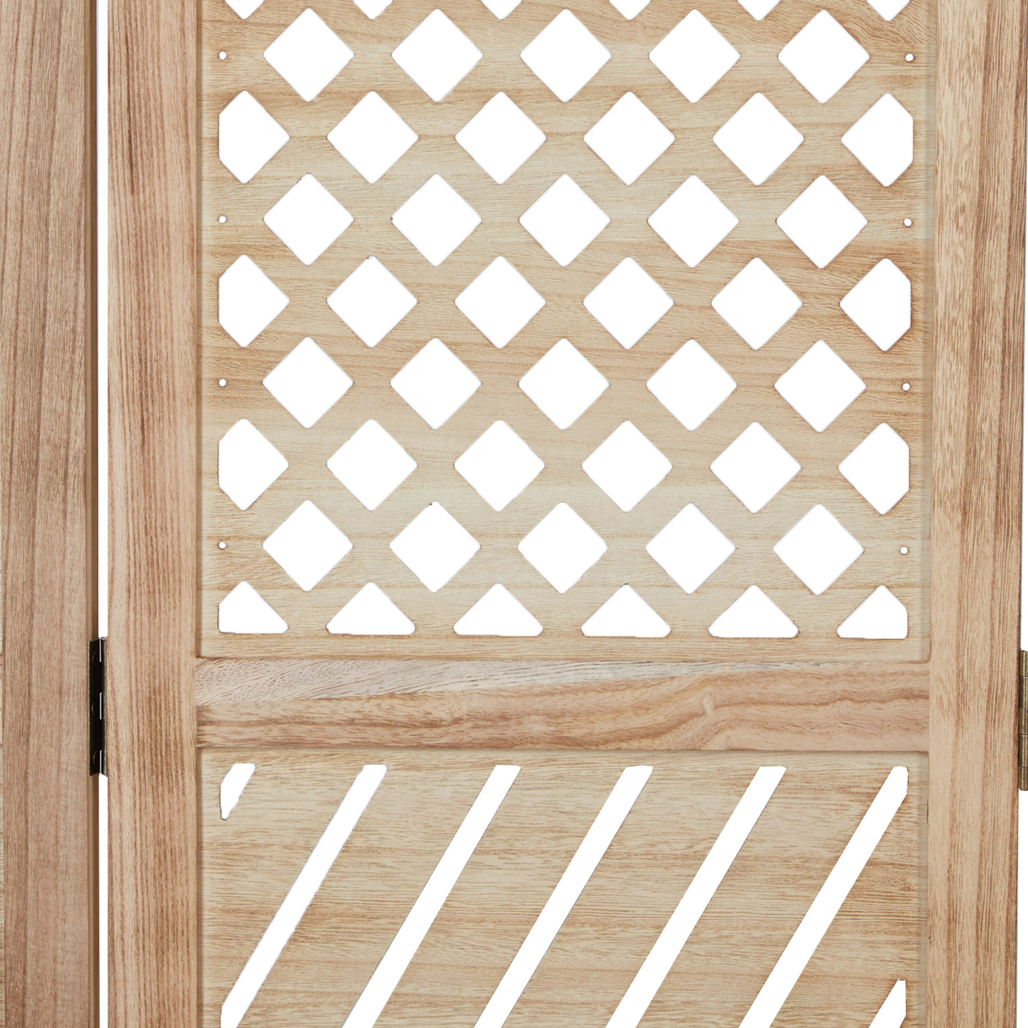 Paravent Natural Various Patterns | 3-panel | Wood | Room Divider Partition Privacy Screen
