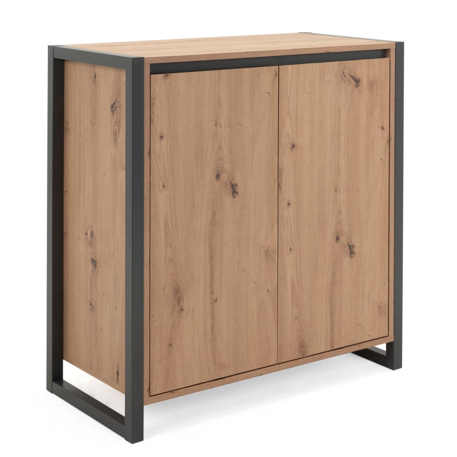 Buffet Salon Commode de Rangement en Bois Massif Armoire Sideboard