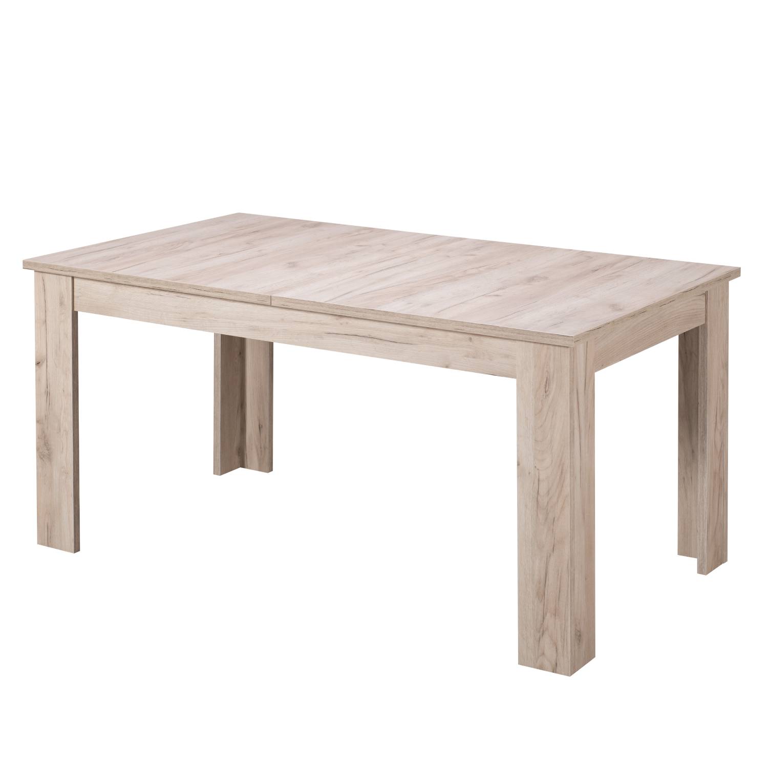 Modern Dining Table Kitchen Table Wooden Table 160x90 cm Grey 8 Seater Extendable