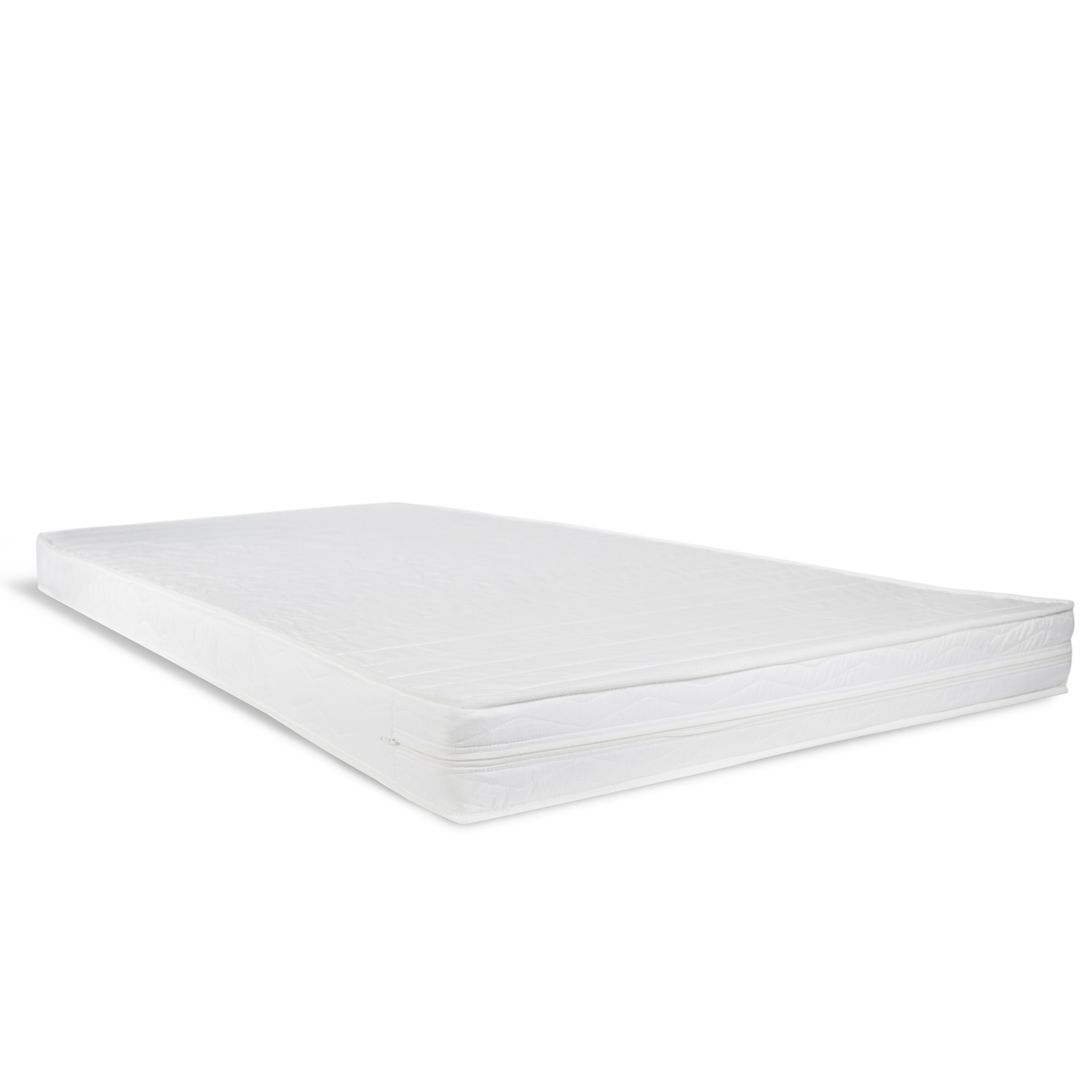 Lit en bois simple avec matelas Lit enfant 90x200 Lit de jeunesse massif blanc pin Cadre de lit Lit junior Sommier à lattes