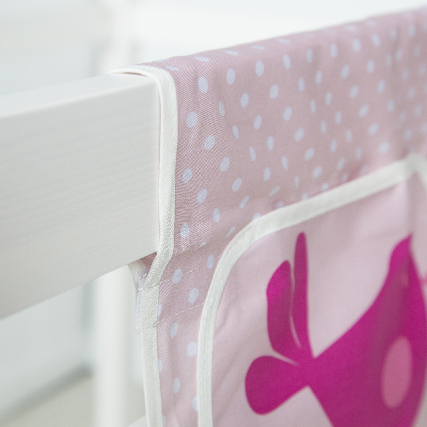 Accessoires De Lit Sac En Tissu Lit D'Enfant Lit Superposé Literie Rose 