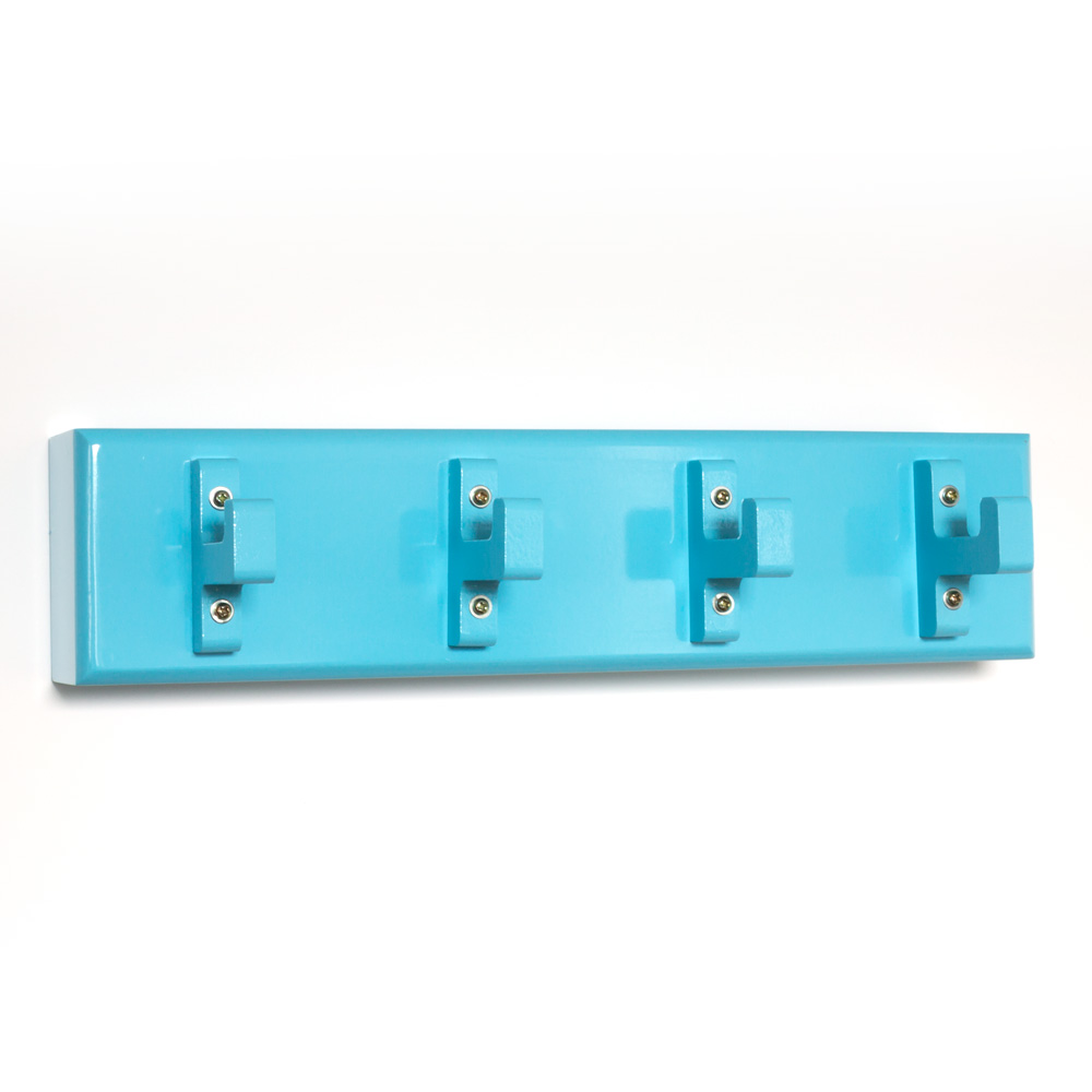 Key board, key box, wall hooks, coat hooks, wardrobe blue