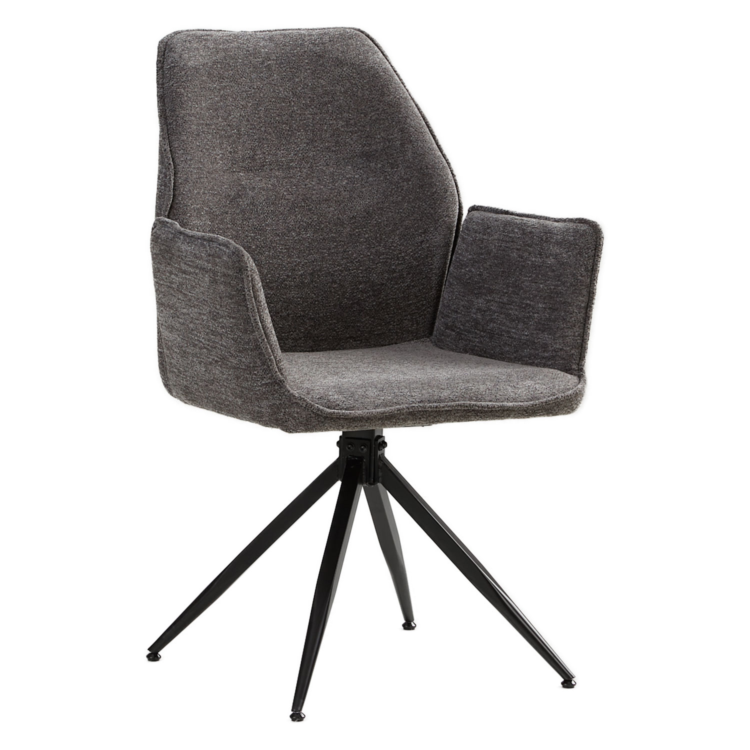 Dining Chair Set of 1, 2, 4 or 6 Modern Egg Chairs Chenille Yarn Grey Armchairs Dining Room Chairs Upholstered Chairs Eames Chairs