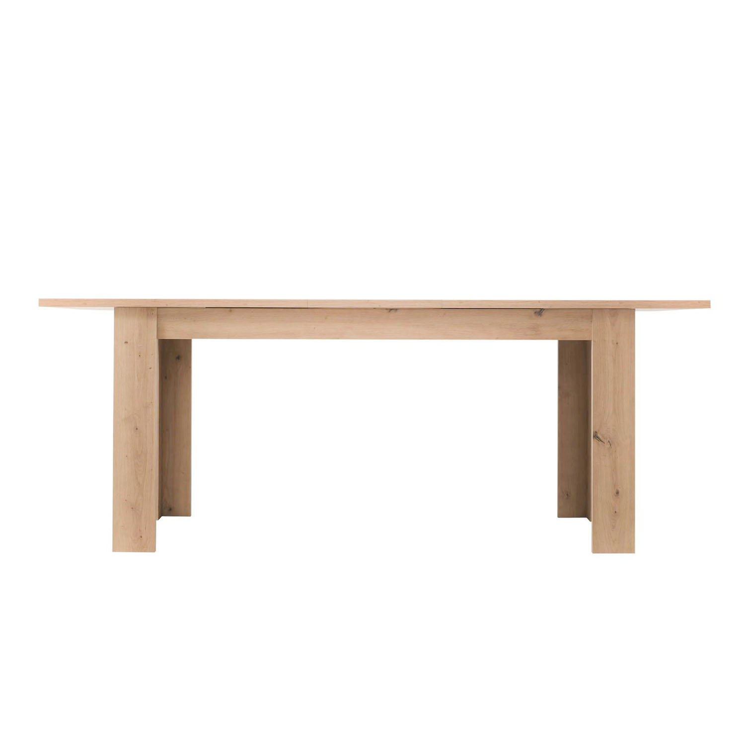 Esstisch ausziehbar Esszimmertisch Holztisch Küchentisch 160x90 cm Holz Massiv Eiche