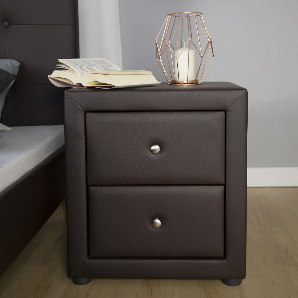 Bedside night table bedroom brown night dresser side table Bedside night table bedroom brown night dresser side table