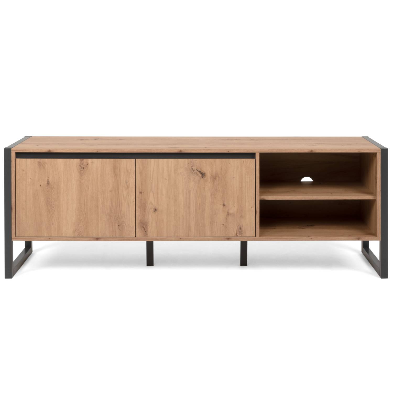 TV Board TV Cabinet TV Stand Sideboard Storage Industrial Style Wood Media Unit