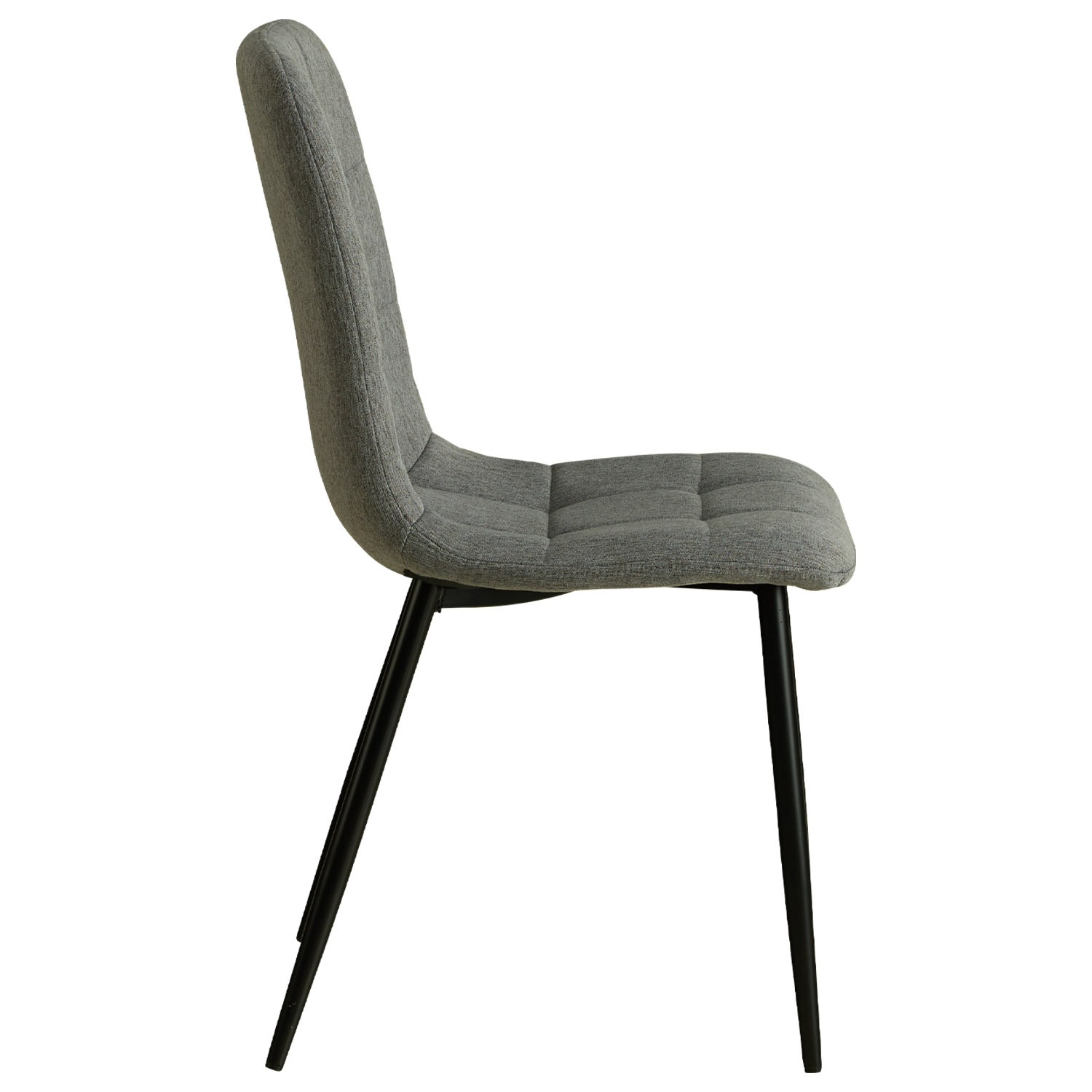 Dining Chair Set of 4 Egg Chairs Grey Armchairs Dining Room Chairs Upholstered Chairs Eames Chairs Upholstered Chair Linen Grey | Set of 2 | without Armrests | Kitchen Dining Room Office