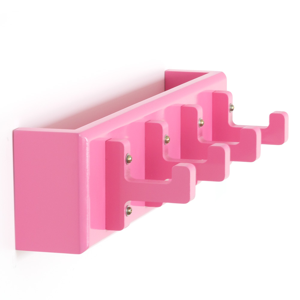 Key board, key box, wall hooks, coat hooks, wardrobe pink