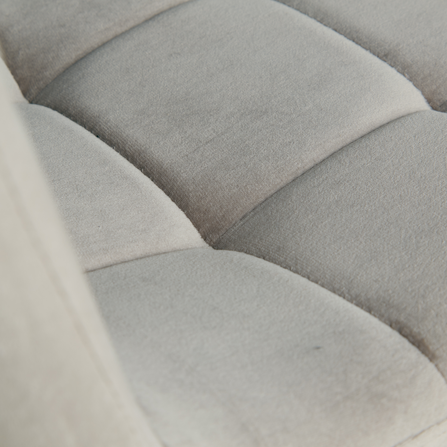 Upholstered Chair Velvet Cream | Set of 6 | golden Legs | without Armrests | Kitchen Dining Room Office