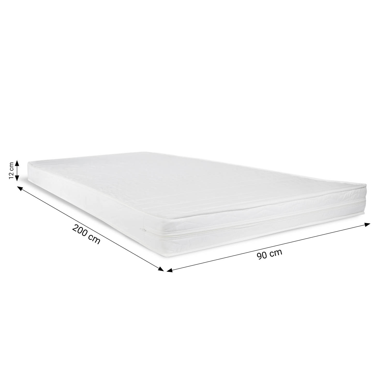 Upholstered Bed with Mattress 90x200 Slatted Frame Single Bed Fabric Bedstead Bed Grey Upholstered Bed with Mattress 90x200 Slatted Frame Single Bed Fabric Bedstead Bed Grey