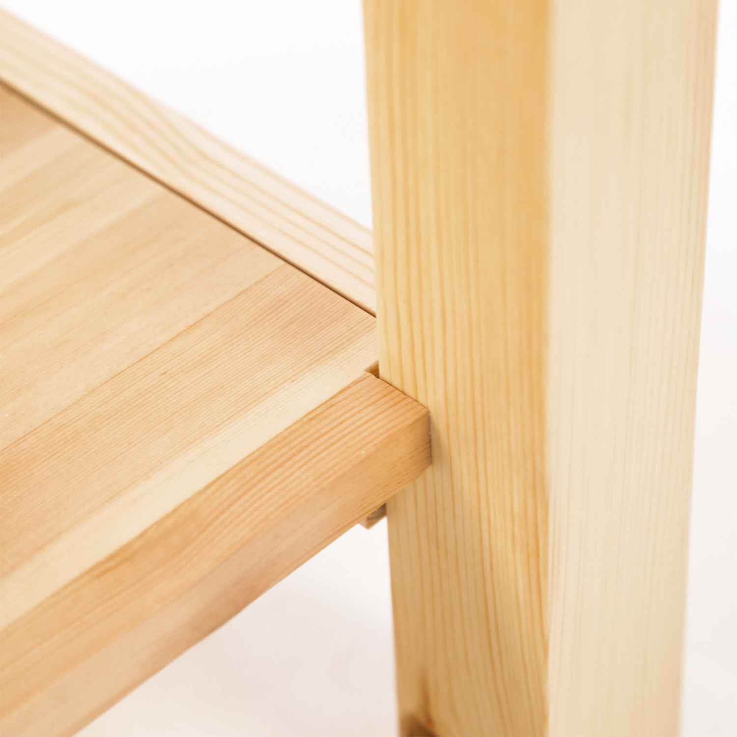 Wooden Stool Set of 2 Seat Stool Pine Wood Solid Table Stool Wardrobe Dining Room Dressing Room