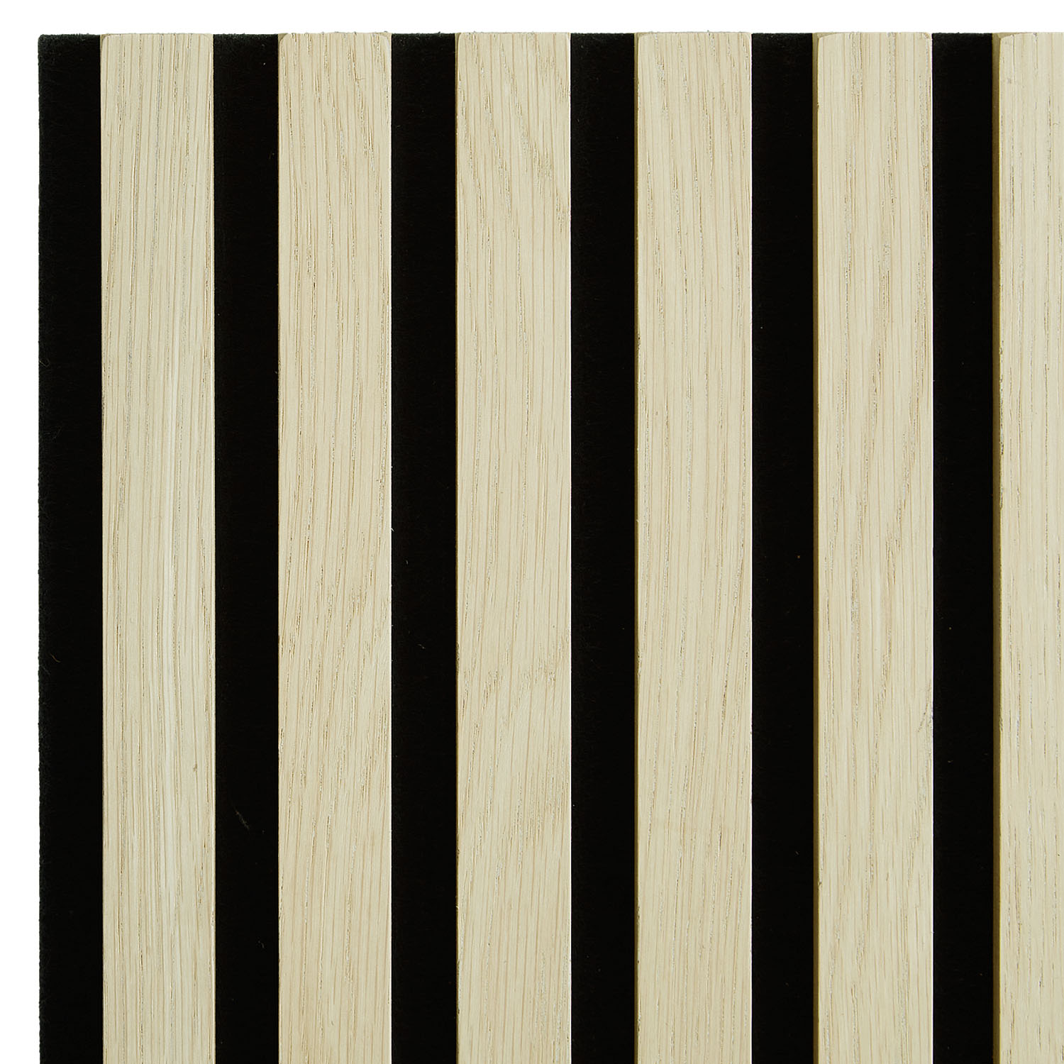 Acoustic Panels Wall Panels 60 x 60 cm Cream | Wood | 1 Piece | 3D Strips