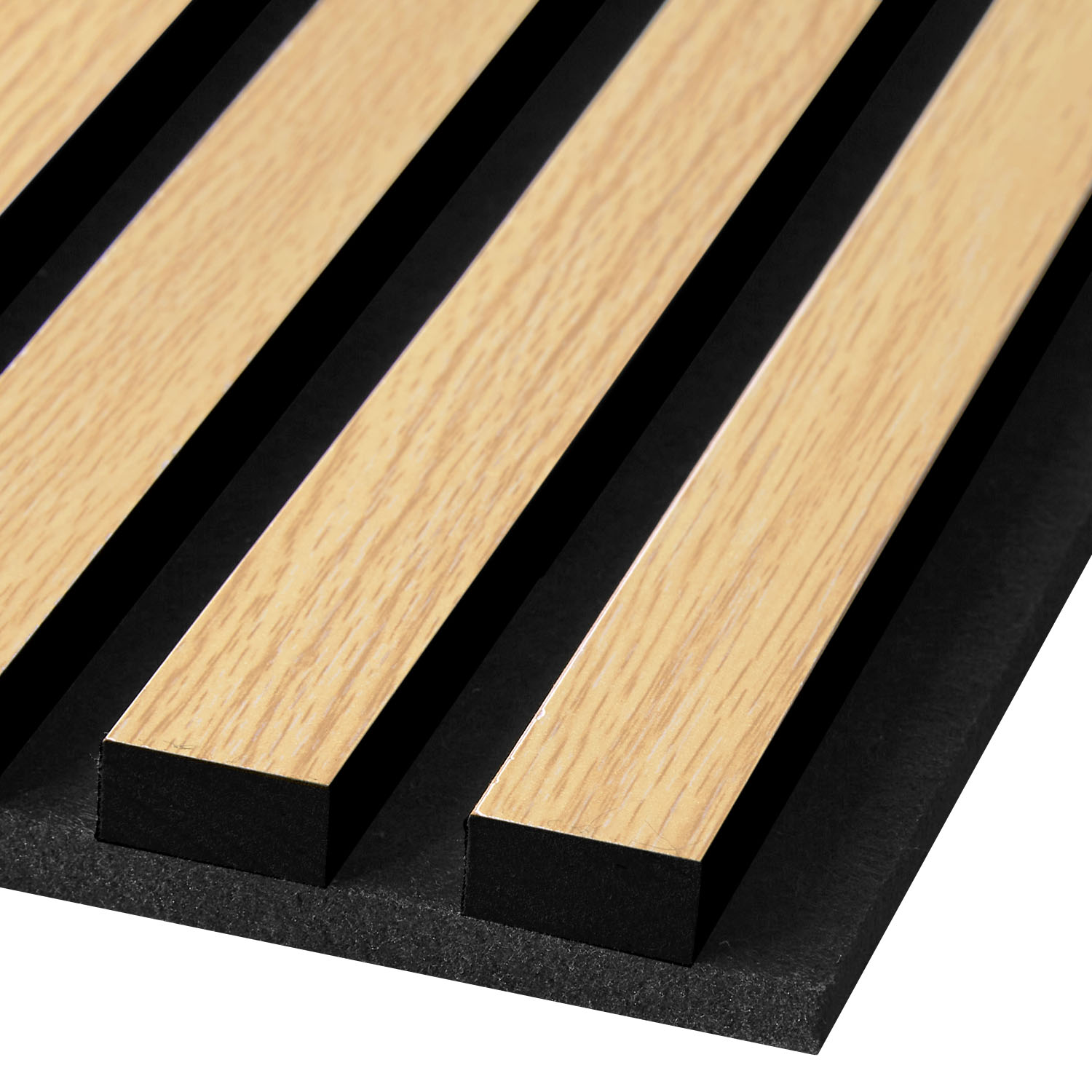 Acoustic Panels Wall Panels 60 x 120 cm Natural Oak | Wood | 1 Piece | 3D Strips