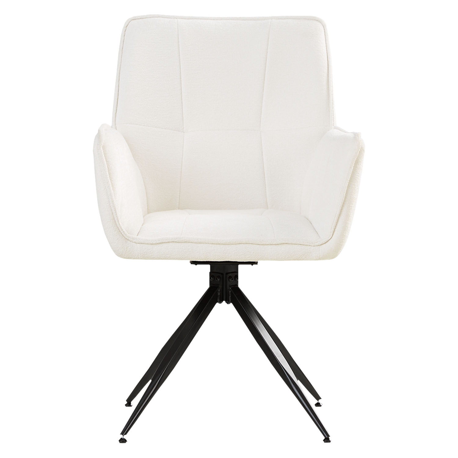 Dining Chair Set of 1, 2, 4 or 6 Modern Egg Chairs Chenille Yarn White Armchairs Dining Room Chairs Upholstered Chairs Eames Chairs