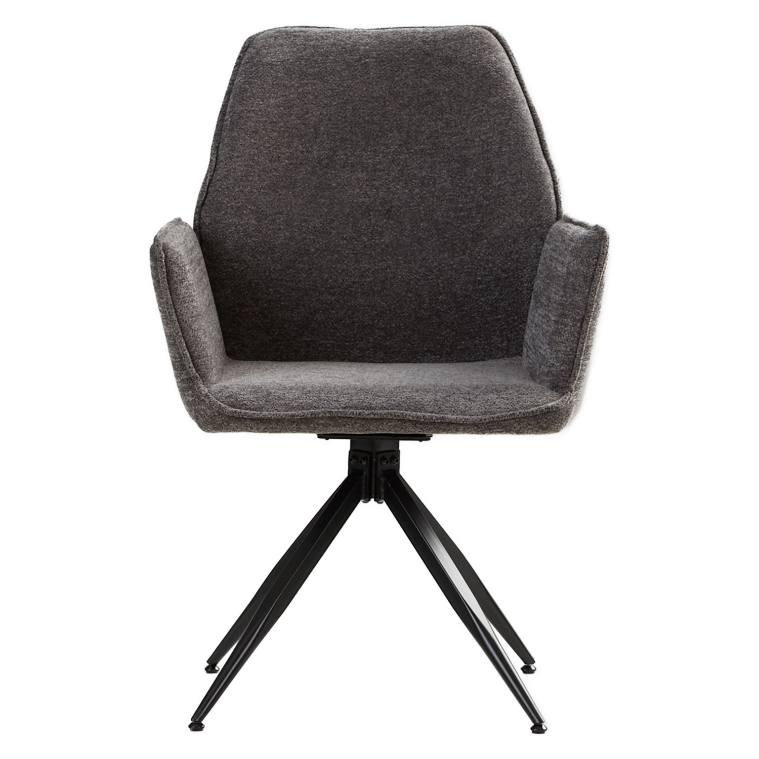 Dining Chair Set of 1, 2, 4 or 6 Modern Egg Chairs Chenille Yarn Grey Armchairs Dining Room Chairs Upholstered Chairs Eames Chairs