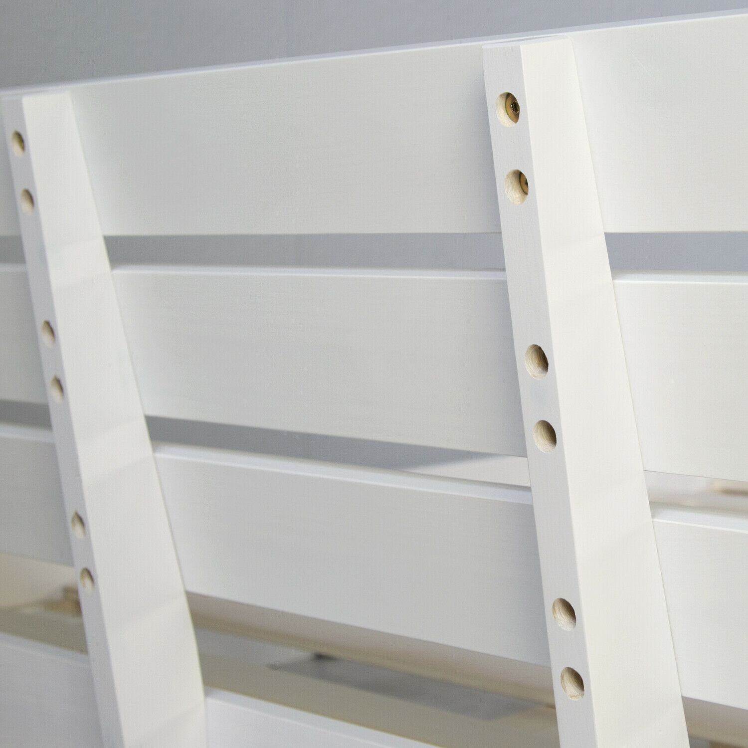 Wood Bed 160x200 cm White | Double Bed | with Slatted Frame | Solid | Kids Youth Guest Bedroom Wood Bed 160x200 cm White | Double Bed | with Slatted Frame | Solid | Kids Youth Guest Bedroom