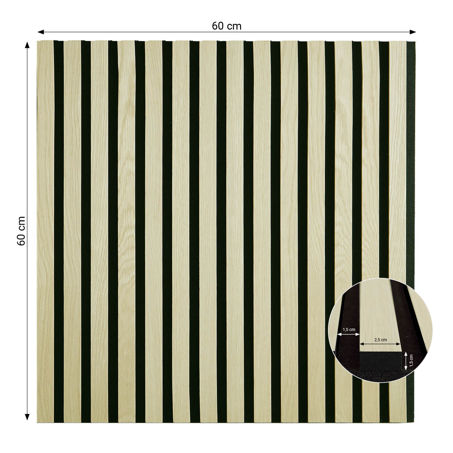 1, 2 or 4 Wall panels 60 x 60 120 cm Cream Wood paneling for walls Acoustic panels Bedroom paneling Wall cladding Acoustic sound panels Sound proof panels