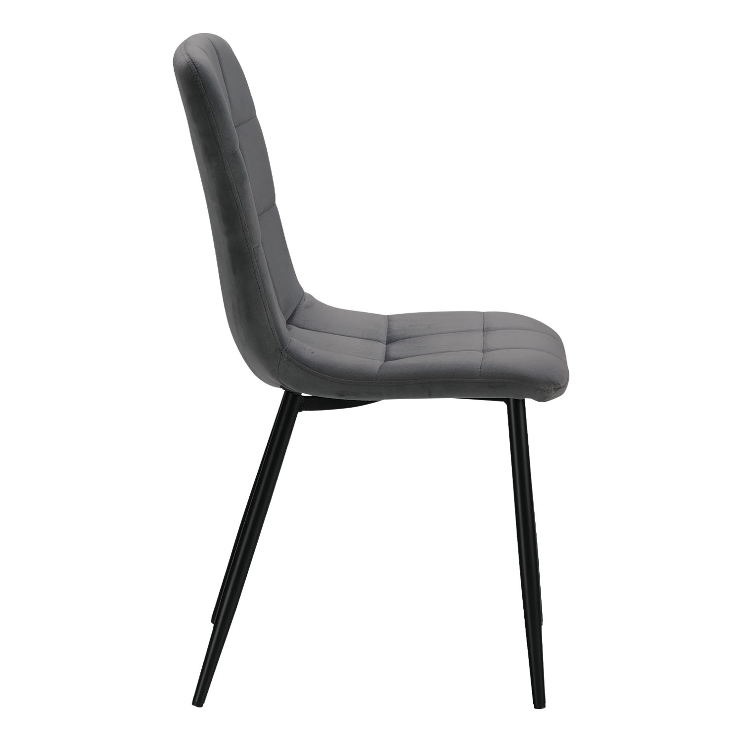 Dining Chair Set of 2 Egg Chairs Grey Armchairs Dining Room Chairs Upholstered Chairs Eames Chairs Upholstered Chair Velvet Grey | Set of 2 | without Armrests | Kitchen Dining Room Office