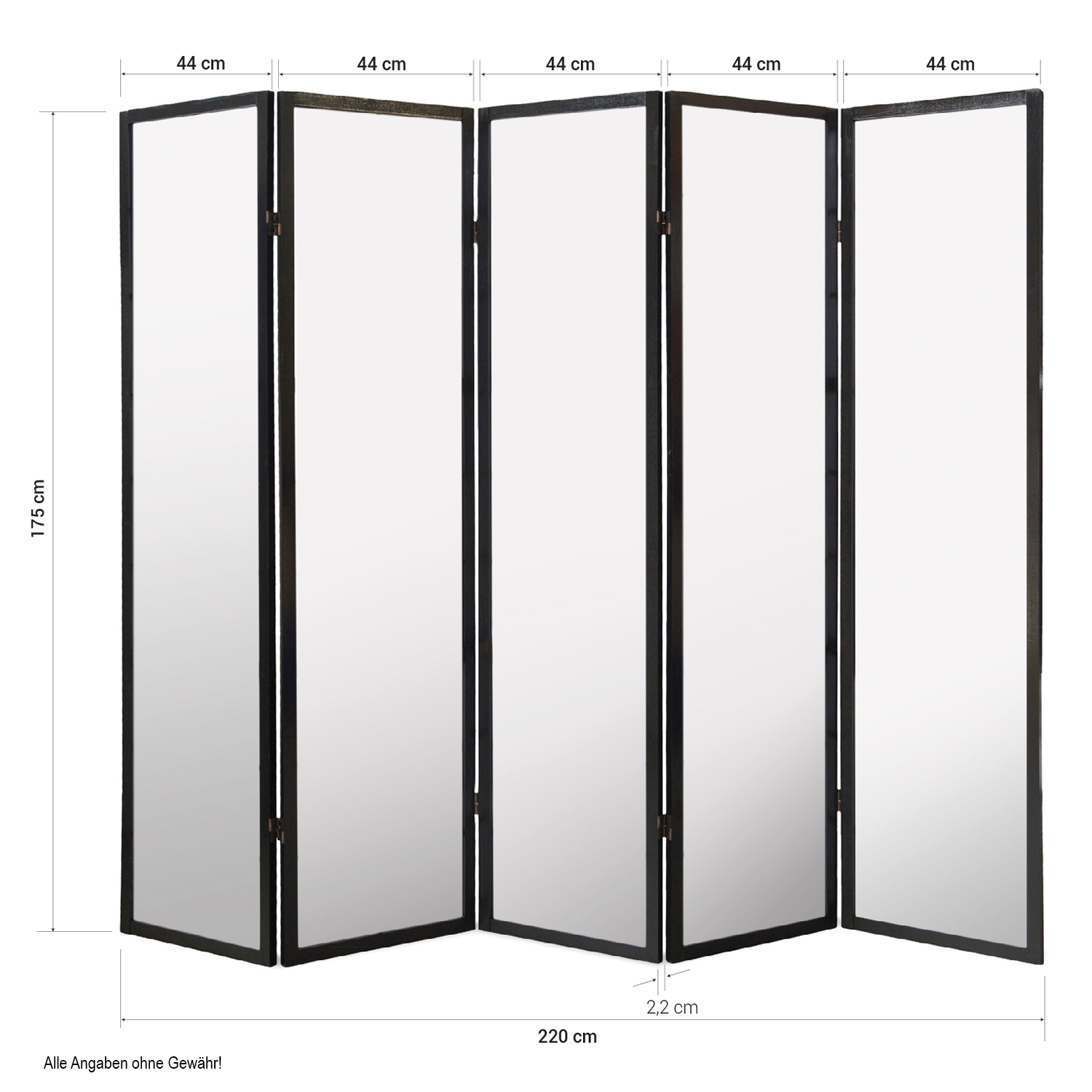 Paravent Séparation de pièce 5 parties Cloison Shoji Pliable Blanc