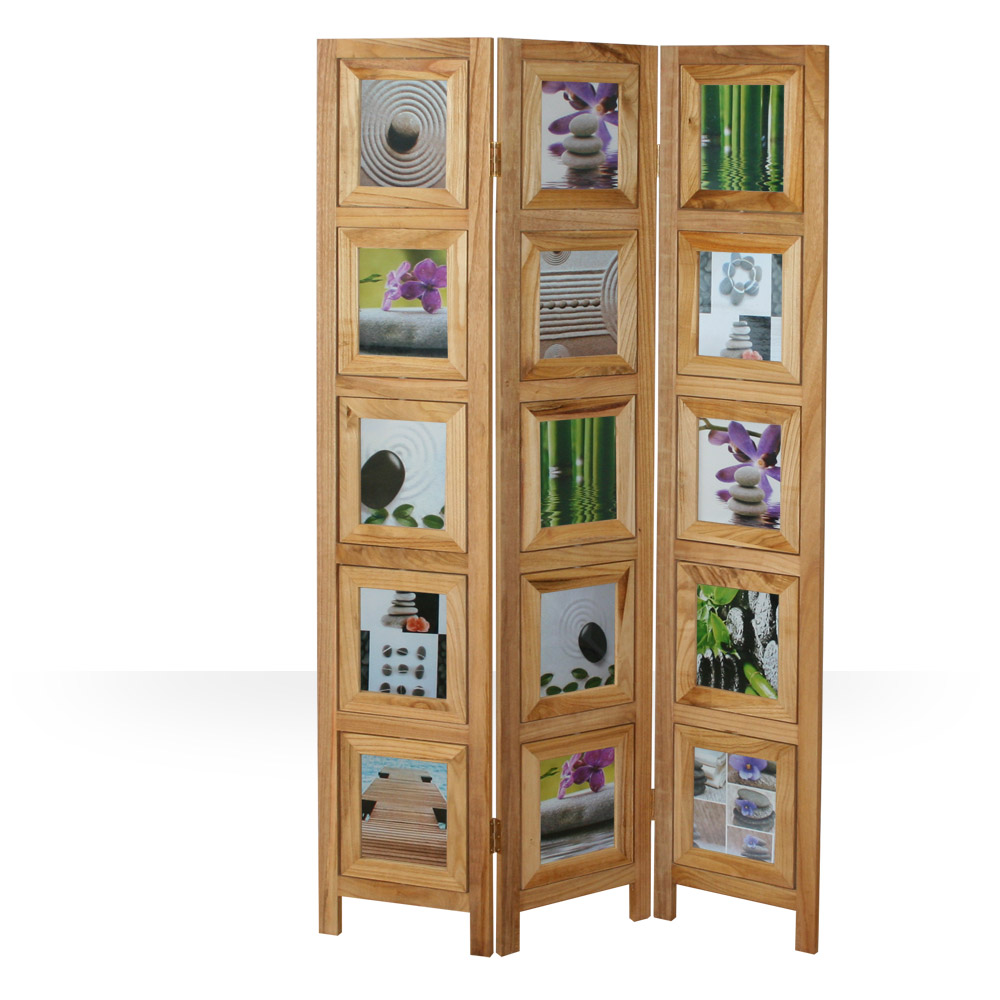 Paravent Room Divider 3 Piece Photos White Brown Light Brown Wood Partition Wall Privacy Screen