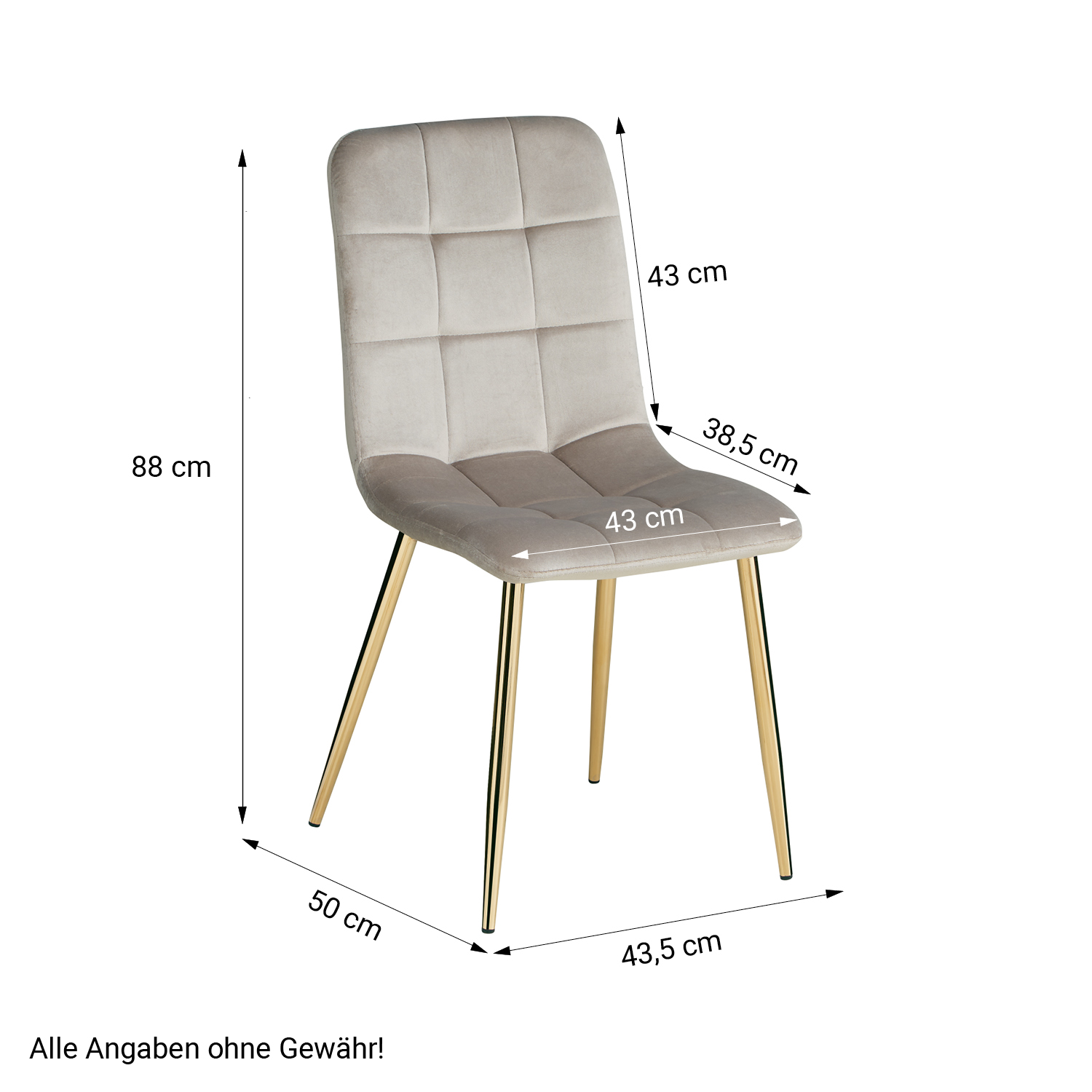 Modern Dining Table Wood Oak White 90x60 cm with 2 Creme Velvet Chairs Dining Room Table Wooden Table