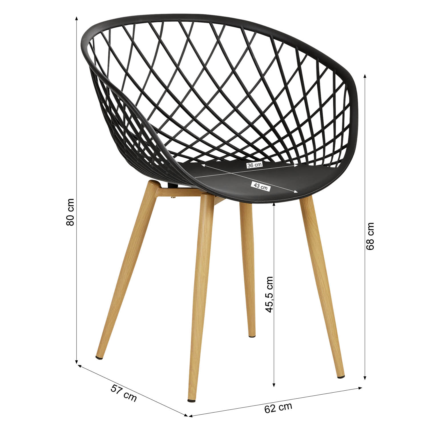 Set of 2 Garden chair with armrests Camping chairs Black Garden armchairs Outdoor chairs Plastic Egg chair Indoor chairs Kitchen chairs Set of 2, 4 or 6 Garden chair with armrests Camping chairs Black Grey White Garden armchairs Outdoor chairs Plastic Egg chair Indoor chairs Kitchen chairs