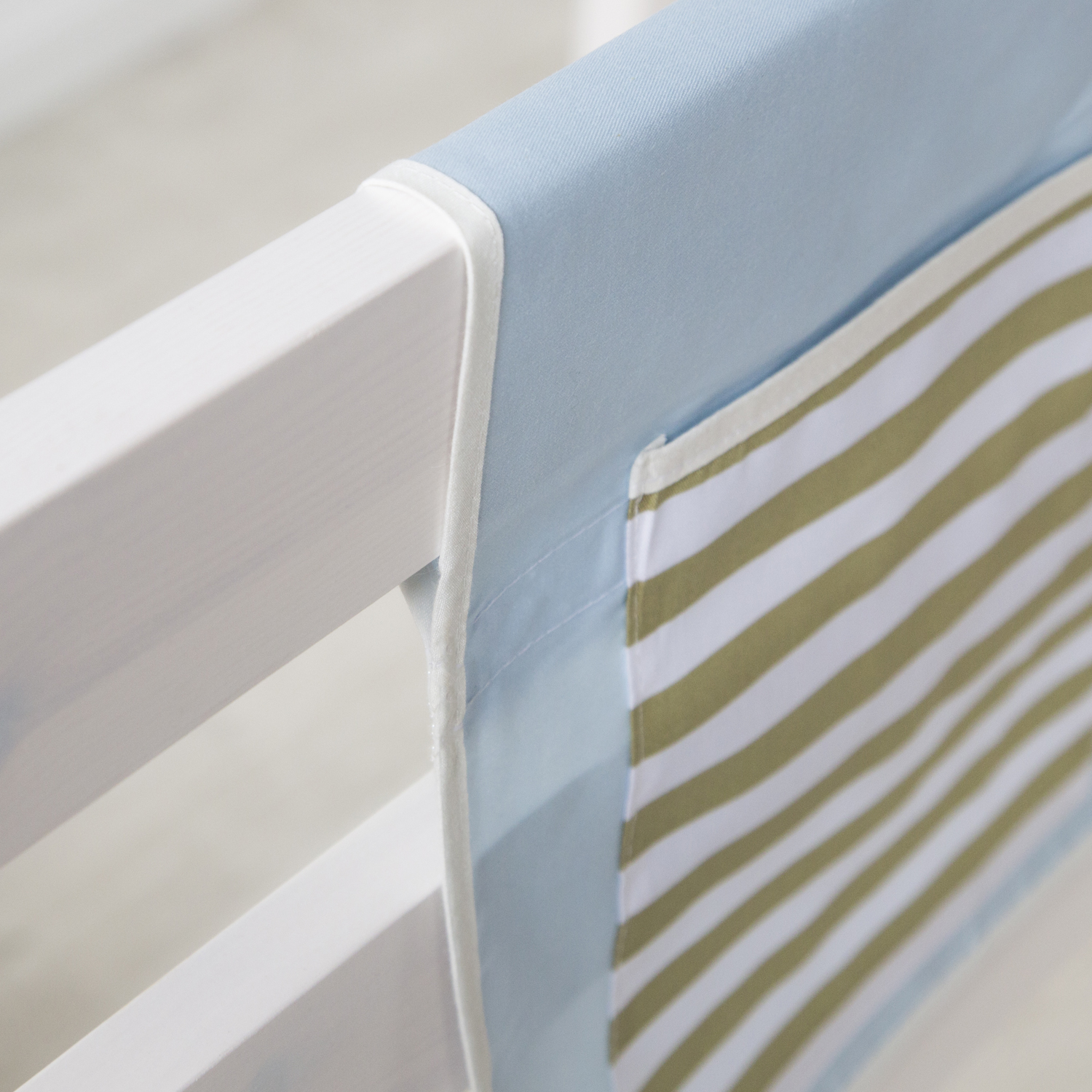 Bedding Bunk Bed Cloth Bag Cot Bed Accessories Children´s Bed Colorful Loft Bed Kids 90x200 cm White with Curtain Blue Pirate | Tower | Slide | without Slatted Frame
