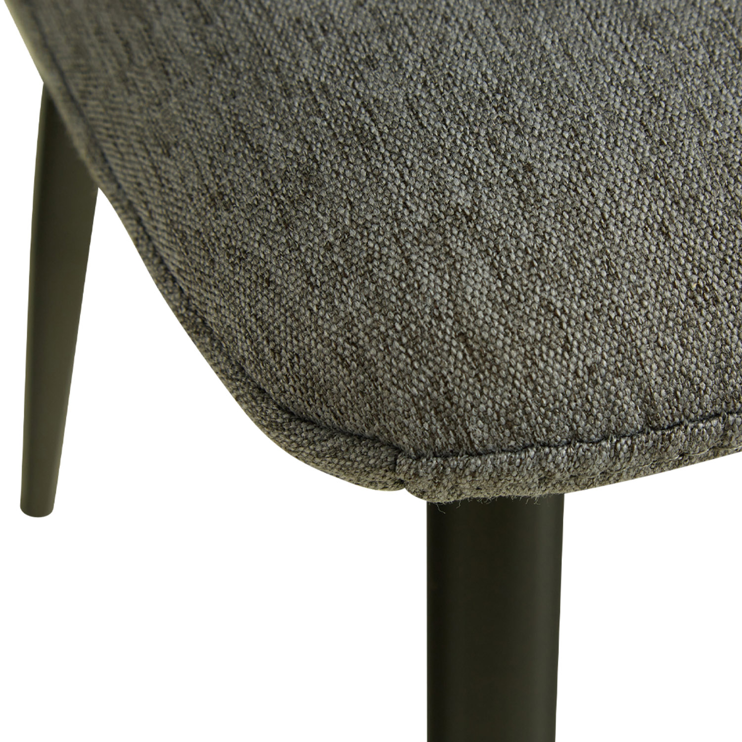 Dining Chair Set of 4 Egg Chairs Grey Armchairs Dining Room Chairs Upholstered Chairs Eames Chairs Modern Dining Table Sonoma Oak 80x80 cm with 2 Grey Linen Chairs Dining Room Table Natural Wooden Table