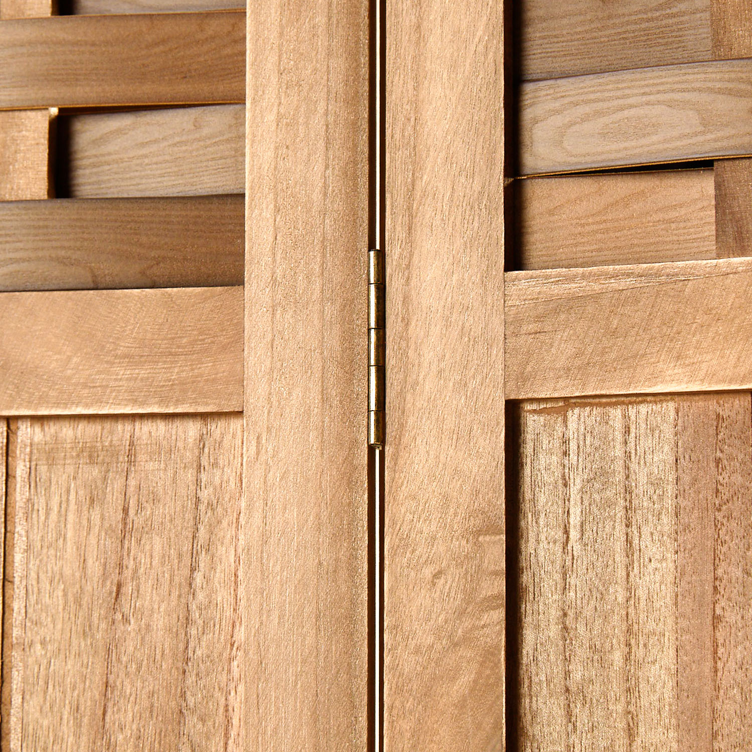 Paravent Light Brown Rattan-Style | 3-panel | Wood | Room Divider Partition Privacy Screen Paravent Light Brown Rattan-Style | 3-panel | Wood | Room Divider Partition Privacy Screen