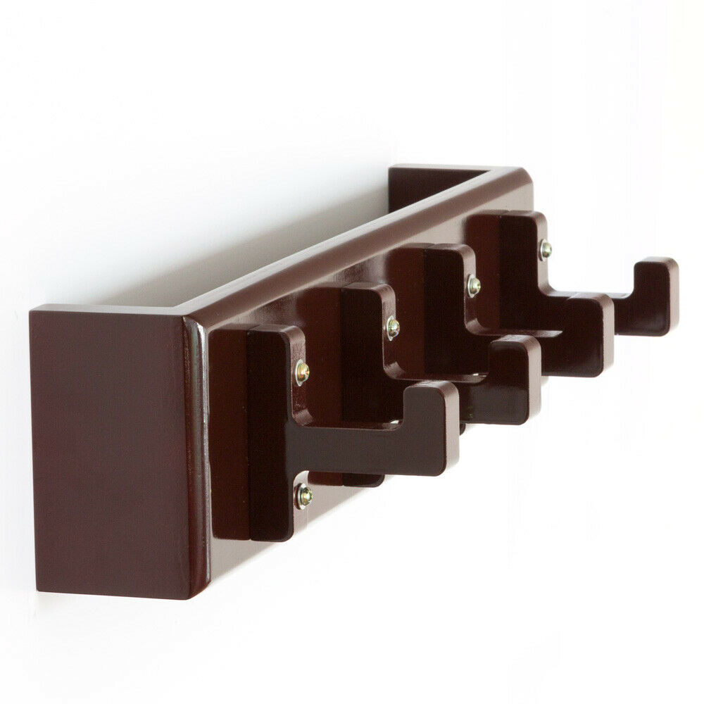 Key board, key box, wall hooks, coat hooks, wardrobe brown