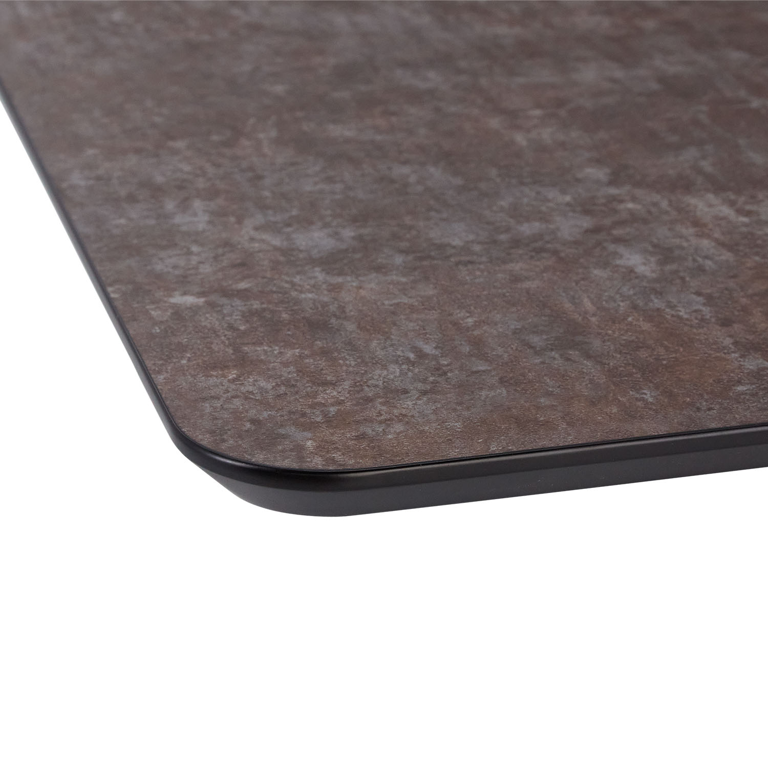 Modern Dining Table 200x100 cm Brown Black with 6 Bouclé Leather Chairs Beige Dining Room Table 8 Seater Industrial Look