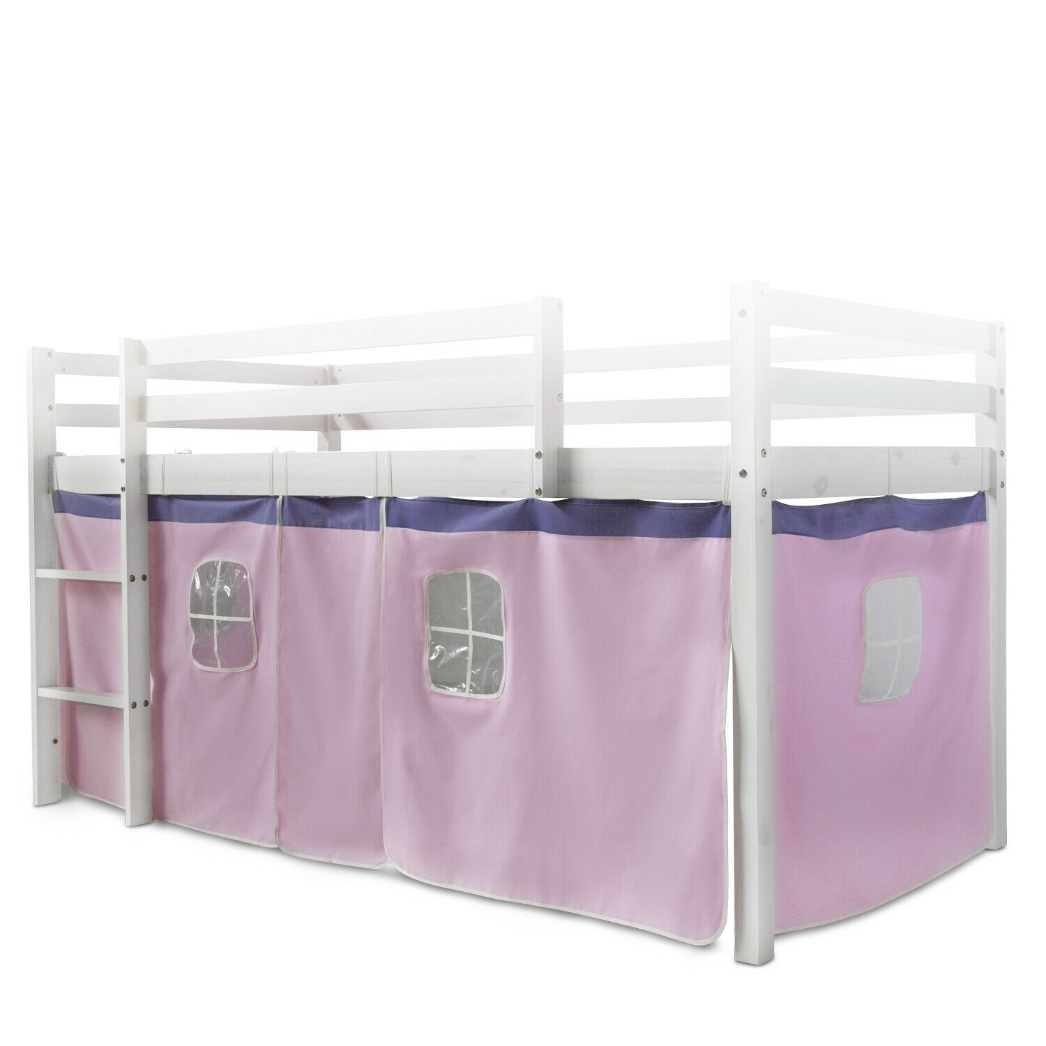 Childrens Bed Curtain Bunk Bed Cabin Bed Accessories Pink