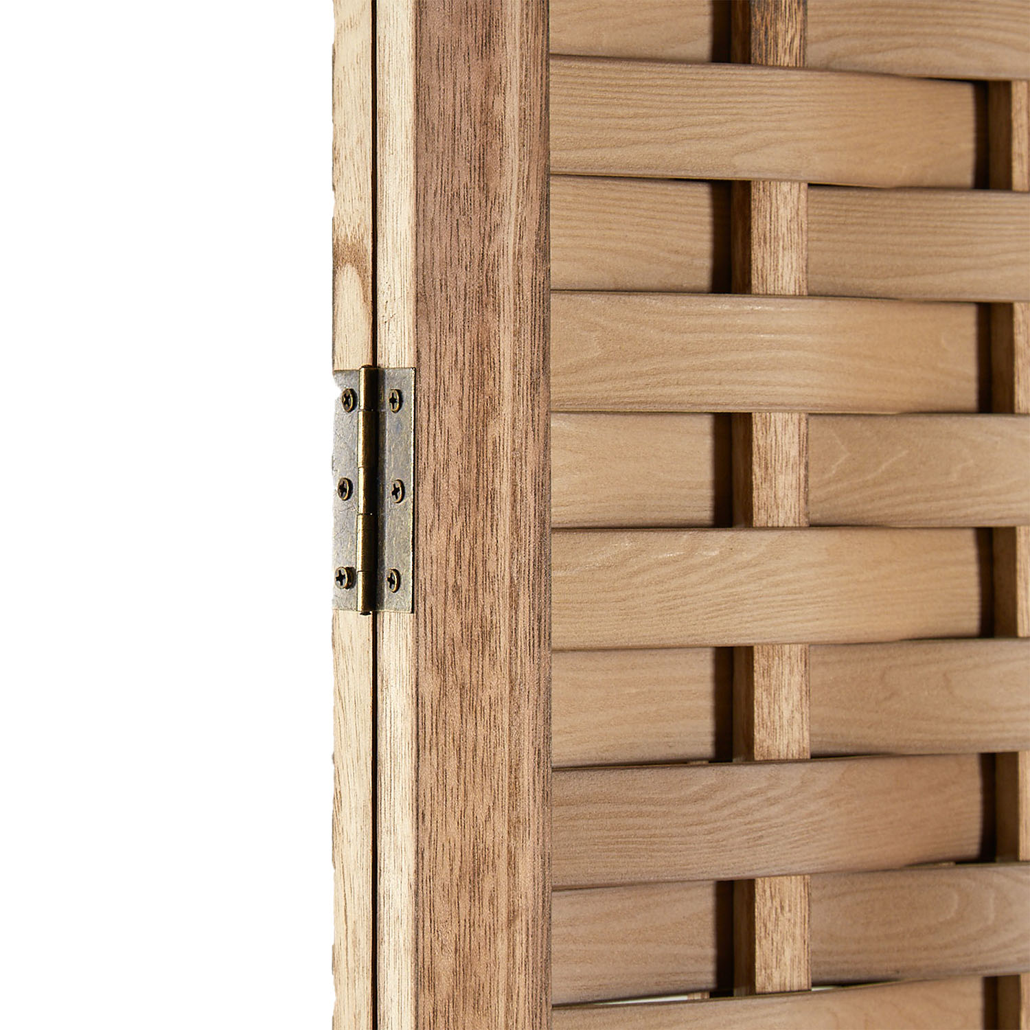 Paravent Light Brown Rattan-Style | 3-panel | Wood | Room Divider Partition Privacy Screen Paravent Light Brown Rattan-Style | 3-panel | Wood | Room Divider Partition Privacy Screen