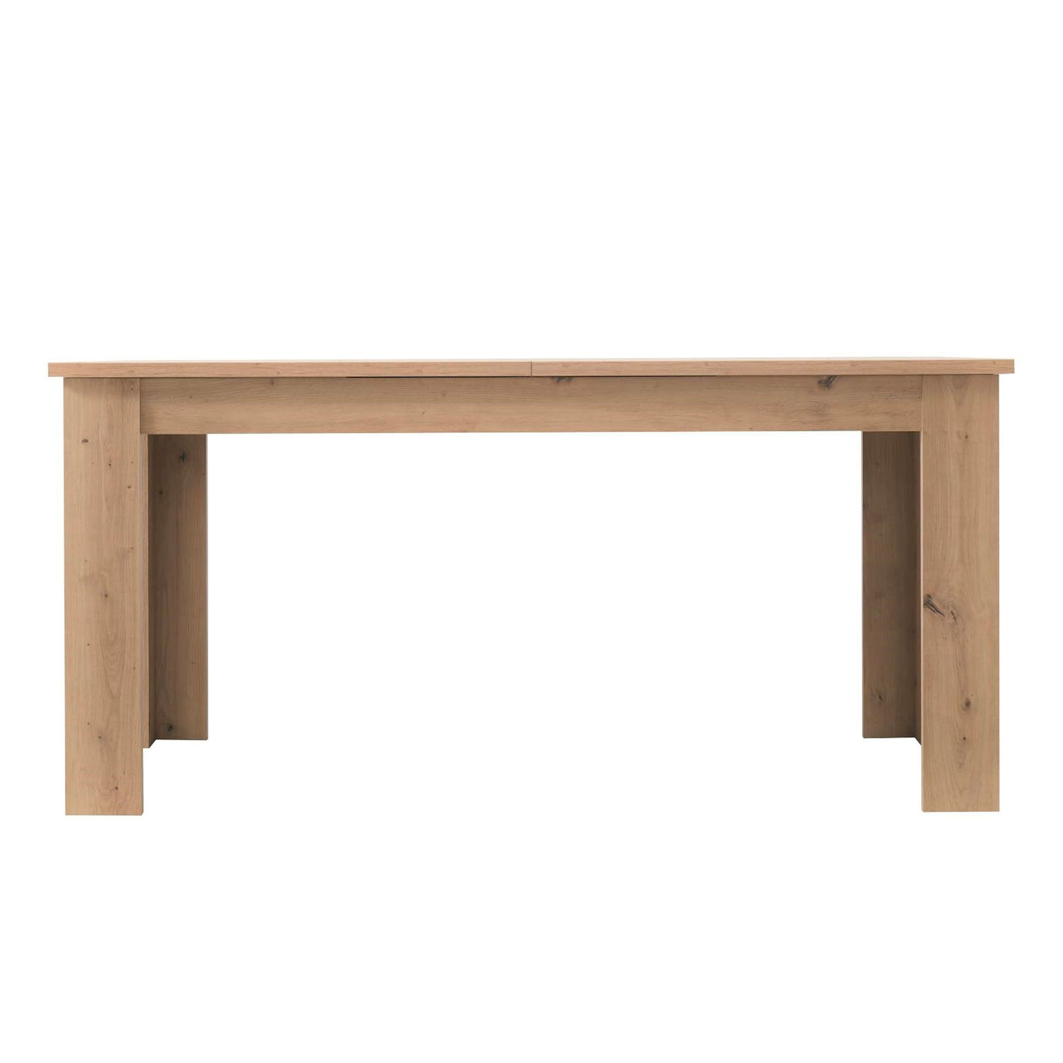 Esstisch ausziehbar Esszimmertisch Holztisch Küchentisch 160x90 cm Holz Massiv Eiche