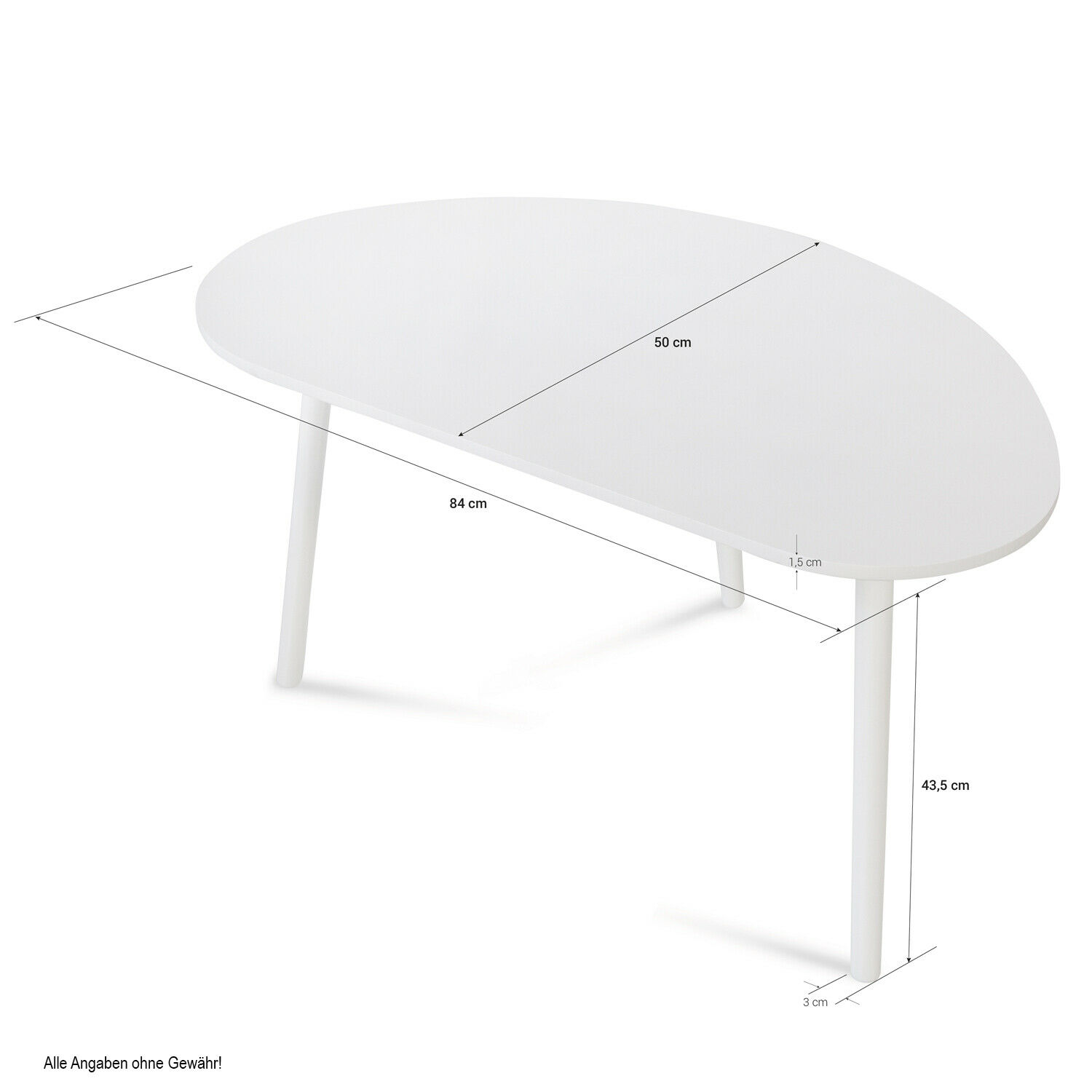 Side Table Occasional Table Coffee Table Natural Wooden Table Kidney Table Wood Side Table Occasional Table Coffee Table White Wooden Table Kidney Table Wood